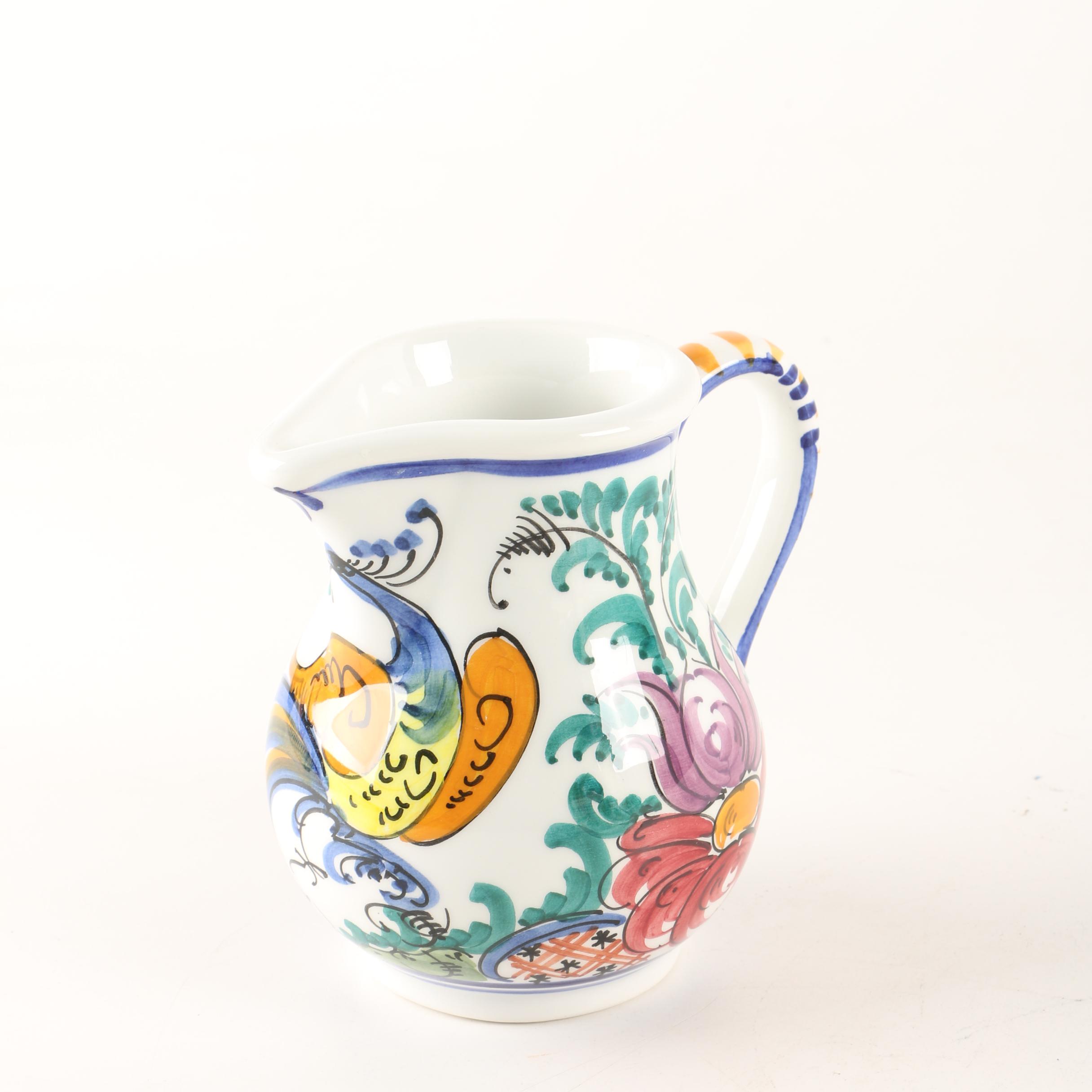 Hand-Painted Greek Ceramic Tableware
