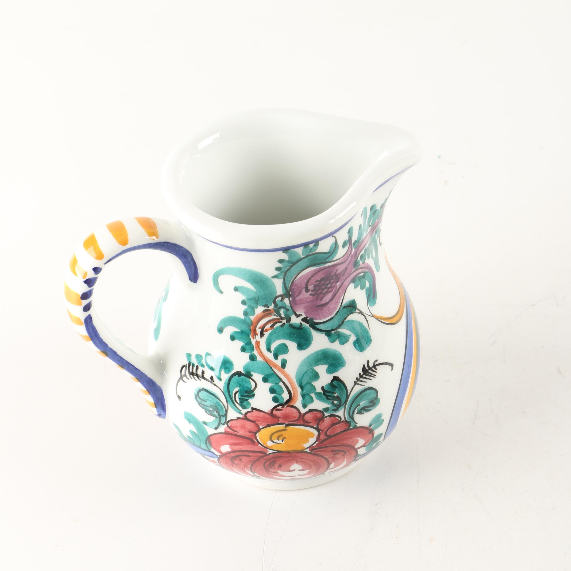 Hand-Painted Greek Ceramic Tableware