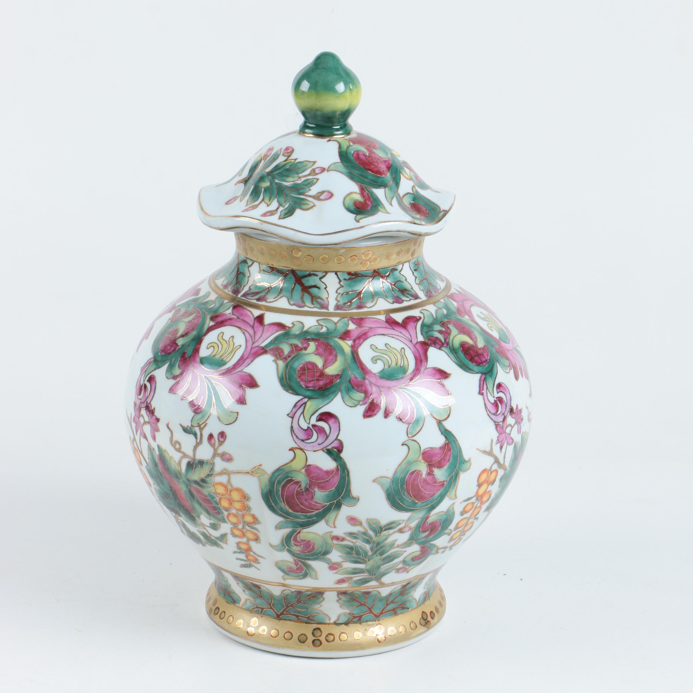 Chinese Ceramic Ginger Jar