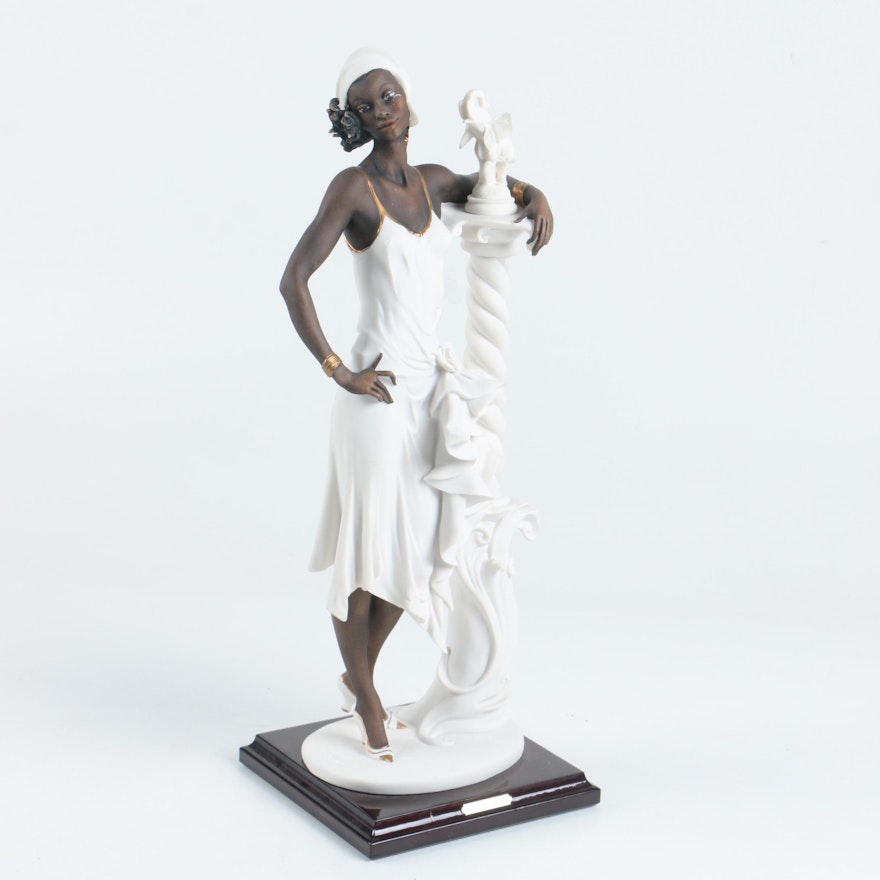 Armani "Mahogany" Flapper Porcelain Sculpture