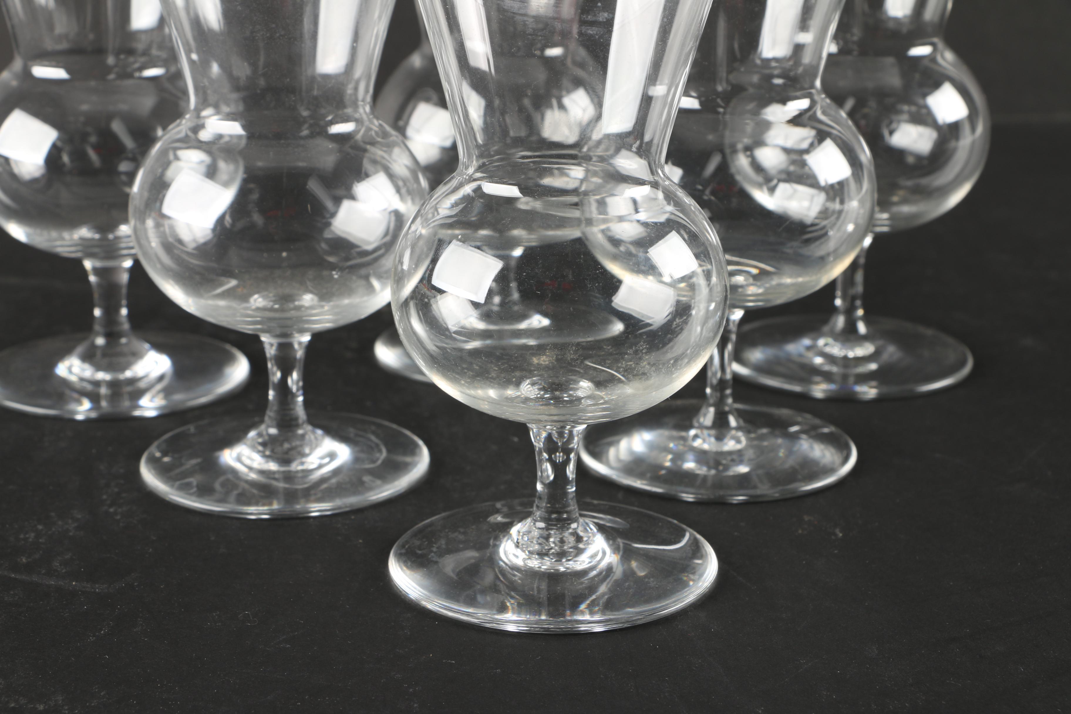 Baccarat "Thistle" Crystal Brandy Glasses