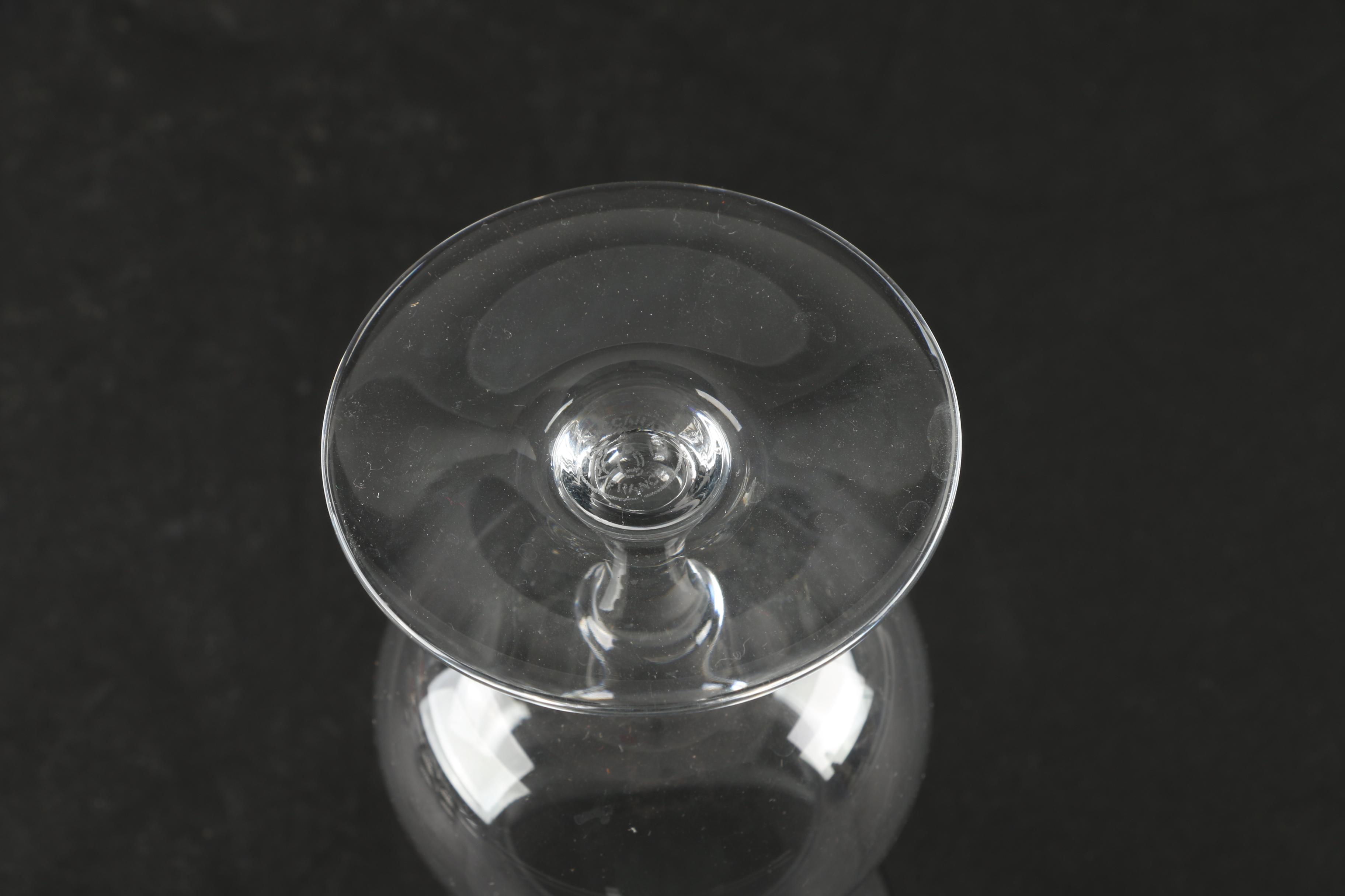 Baccarat "Thistle" Crystal Brandy Glasses