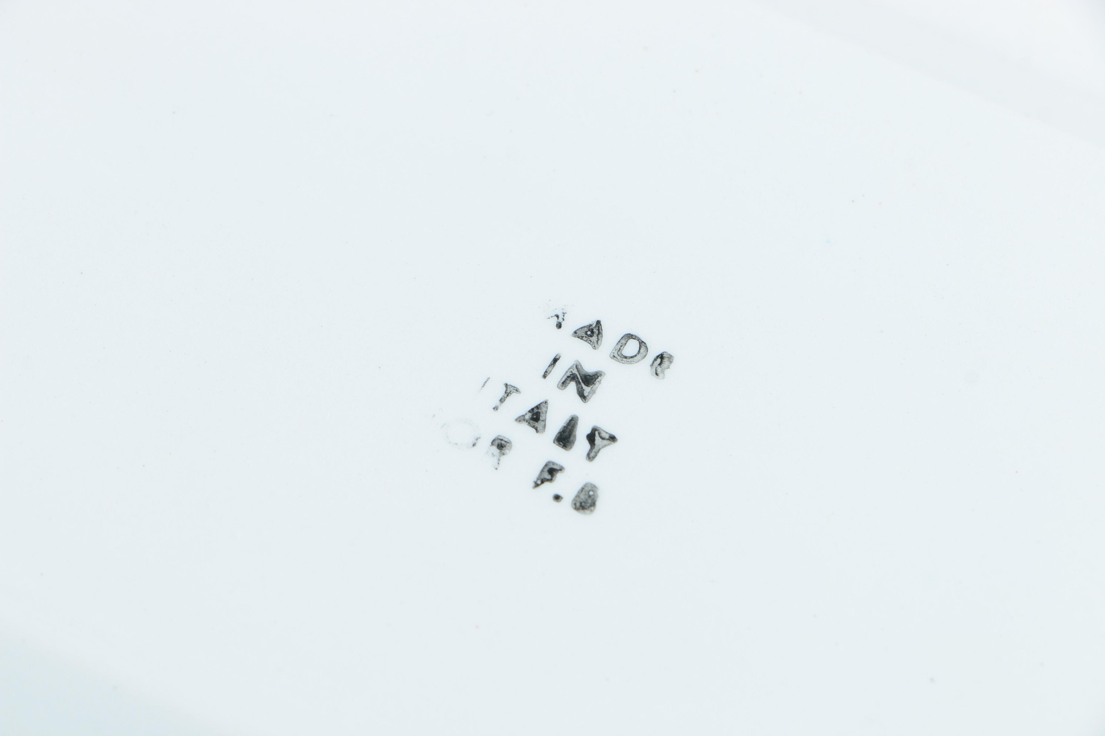 Italian Majolica Pottery Embellished With Fruit in Relief