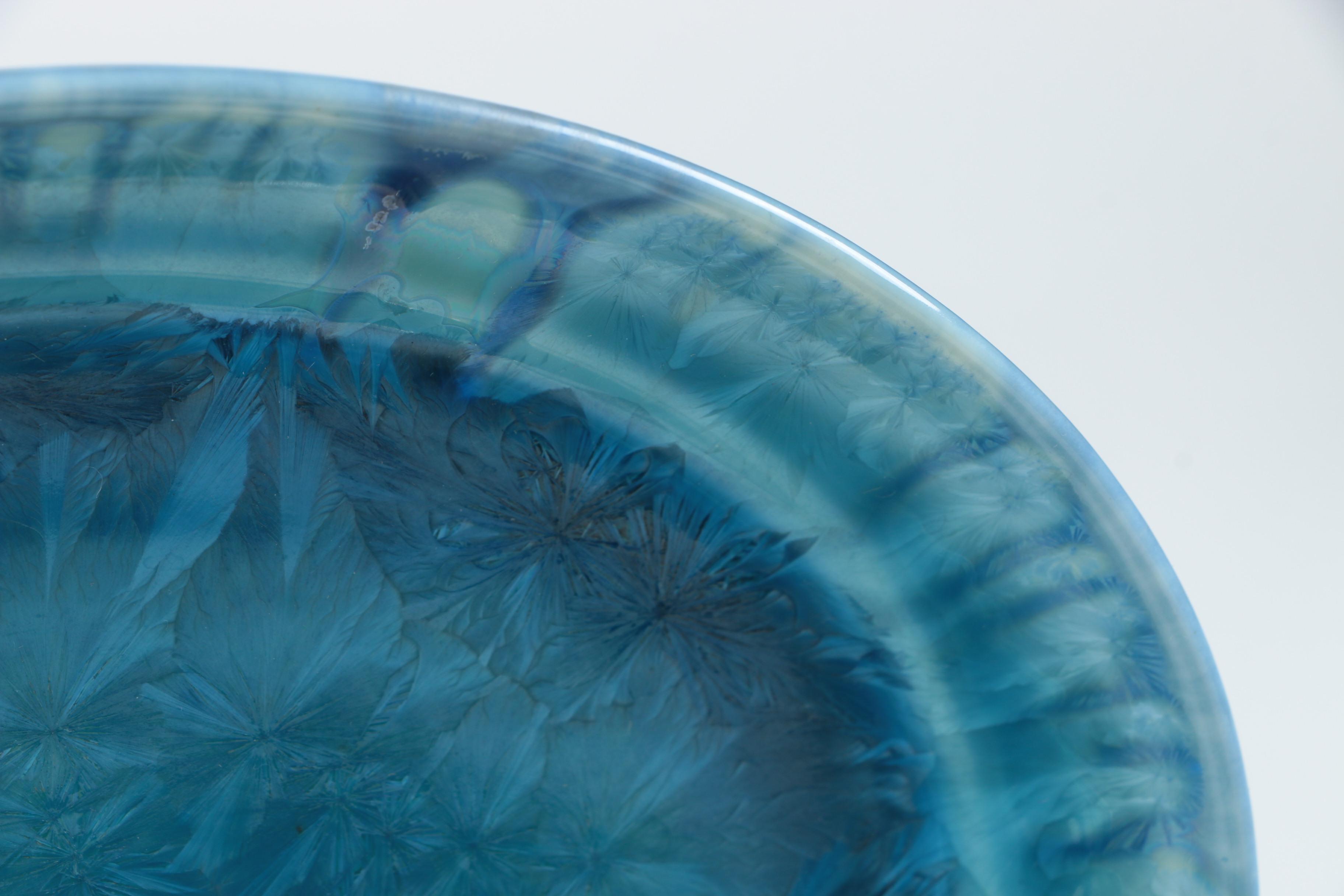 Art Pottery Serving Dishes Including Edgecomb Potters Crystalline