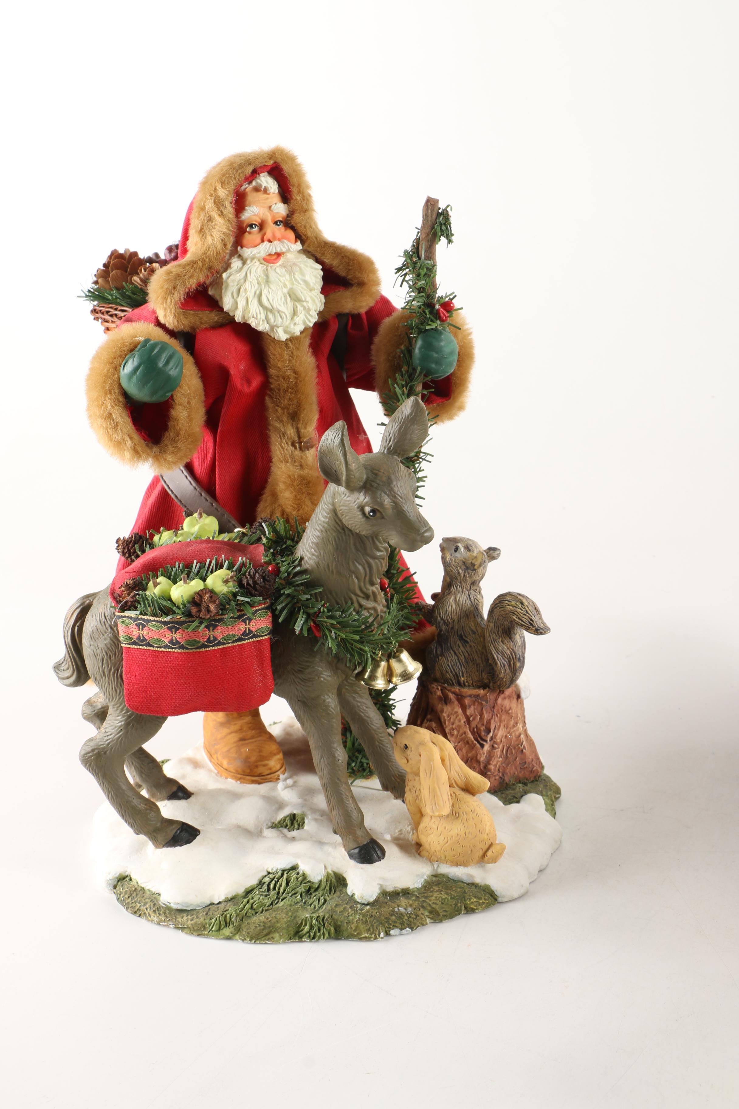Eclectic Santa Figurines