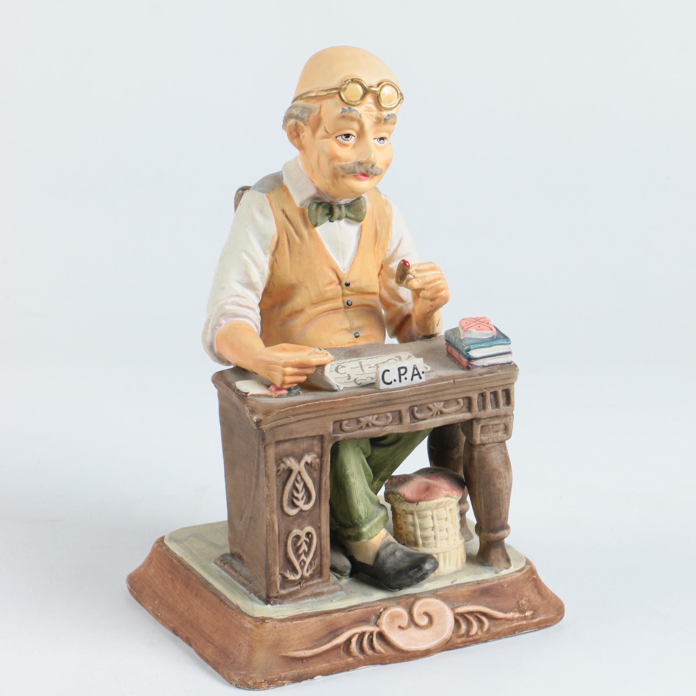 Portuguese CPA Figurine