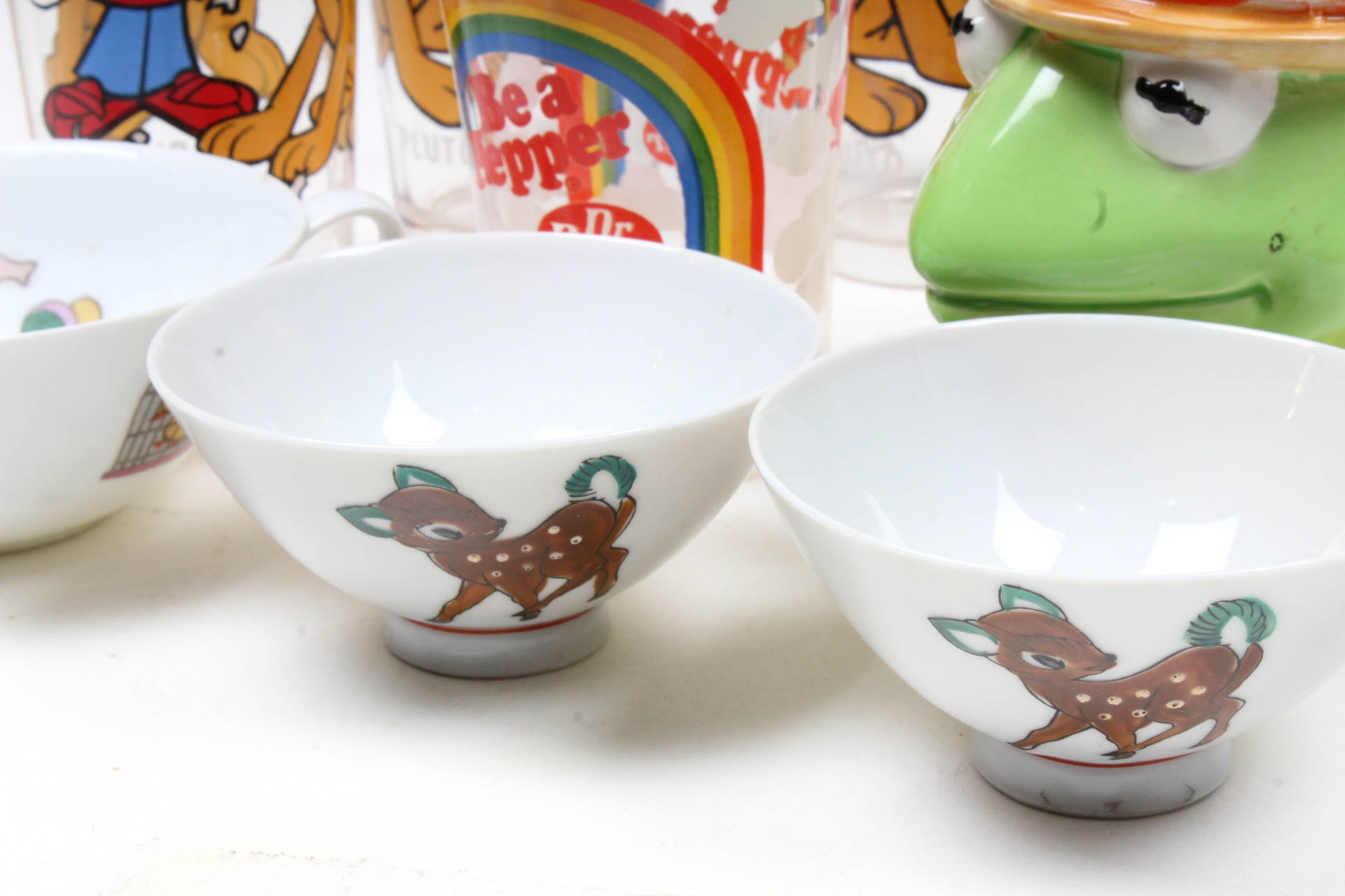 Vintage Children's Glasses and Tableware