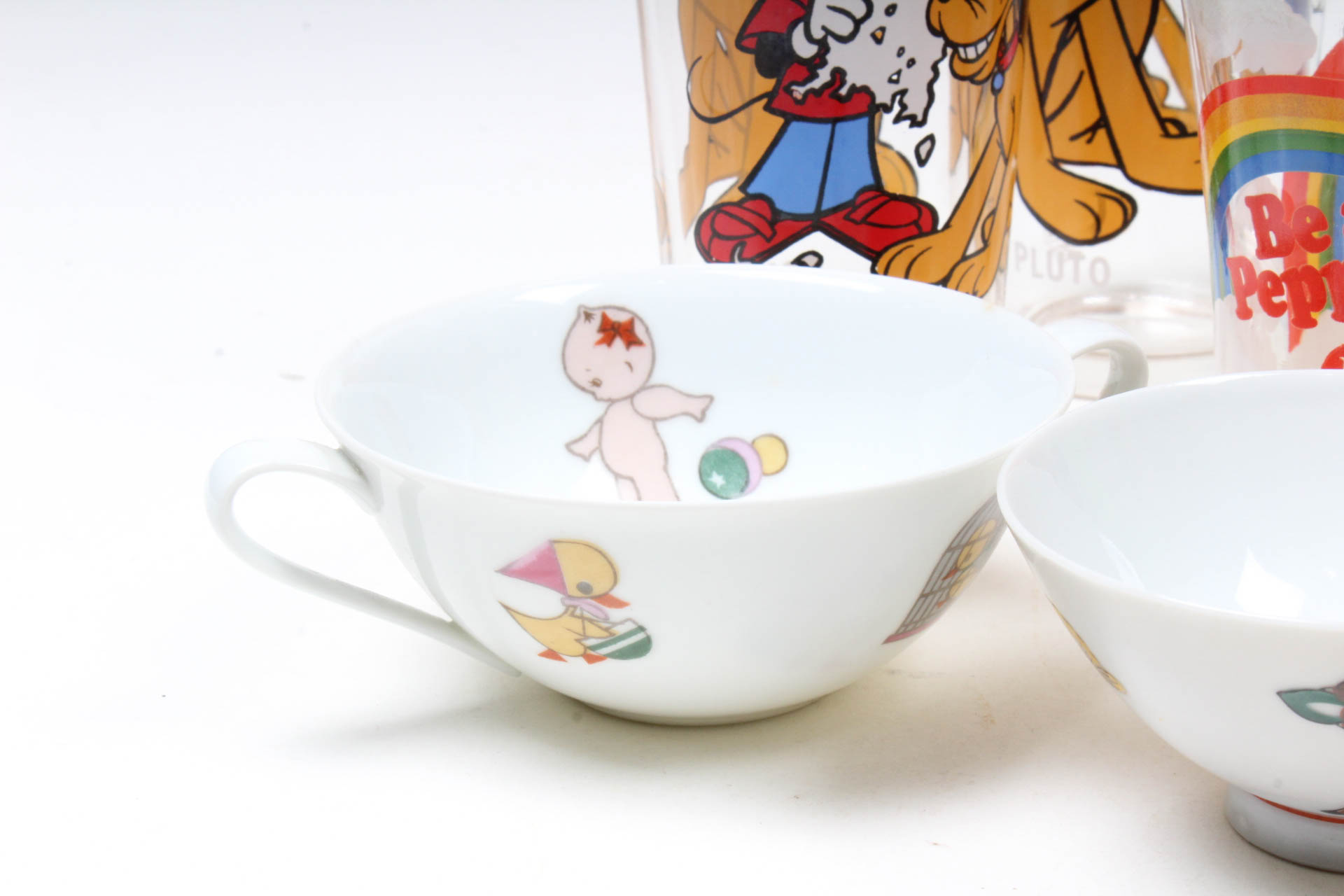 Vintage Children's Glasses and Tableware