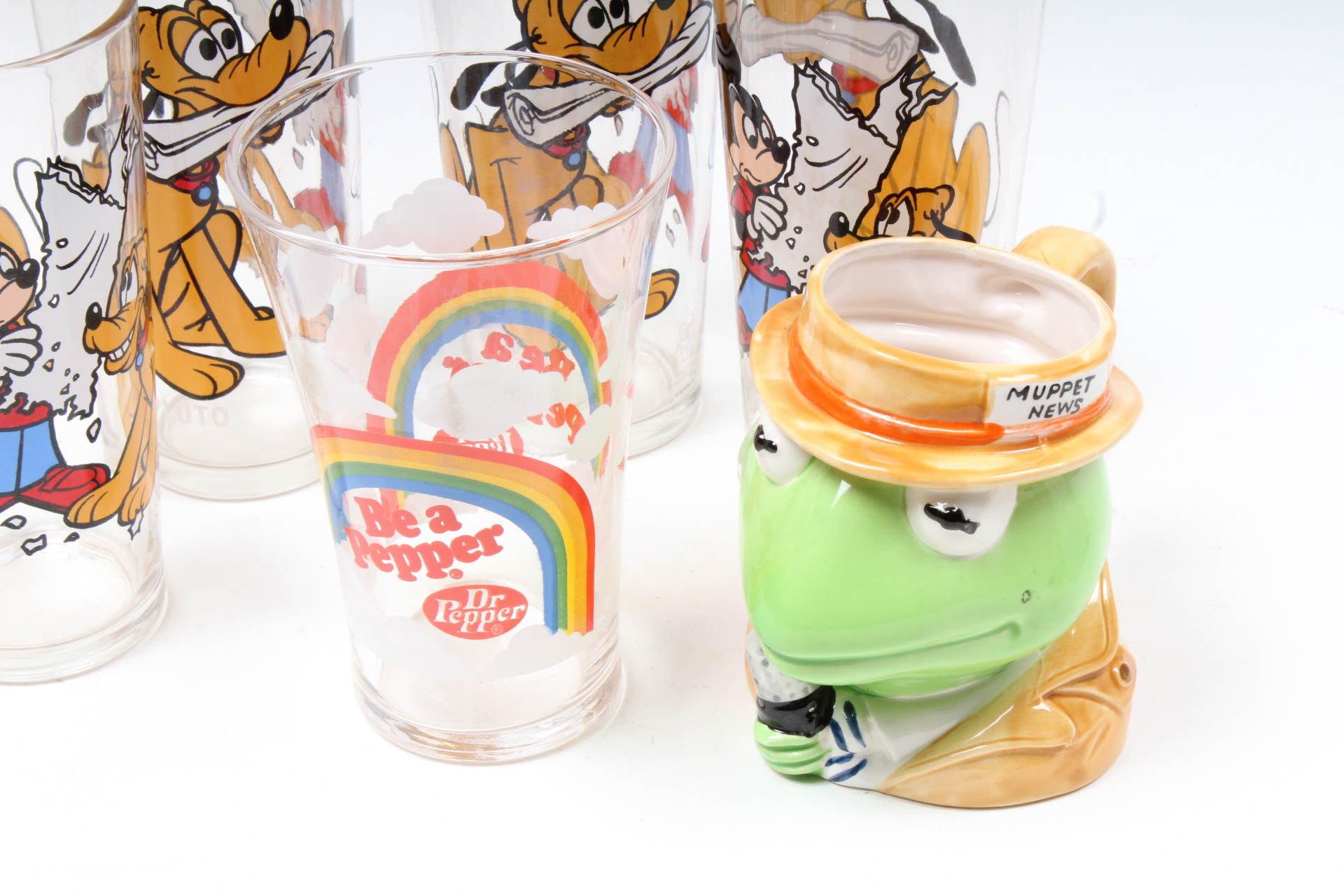 Vintage Children's Glasses and Tableware