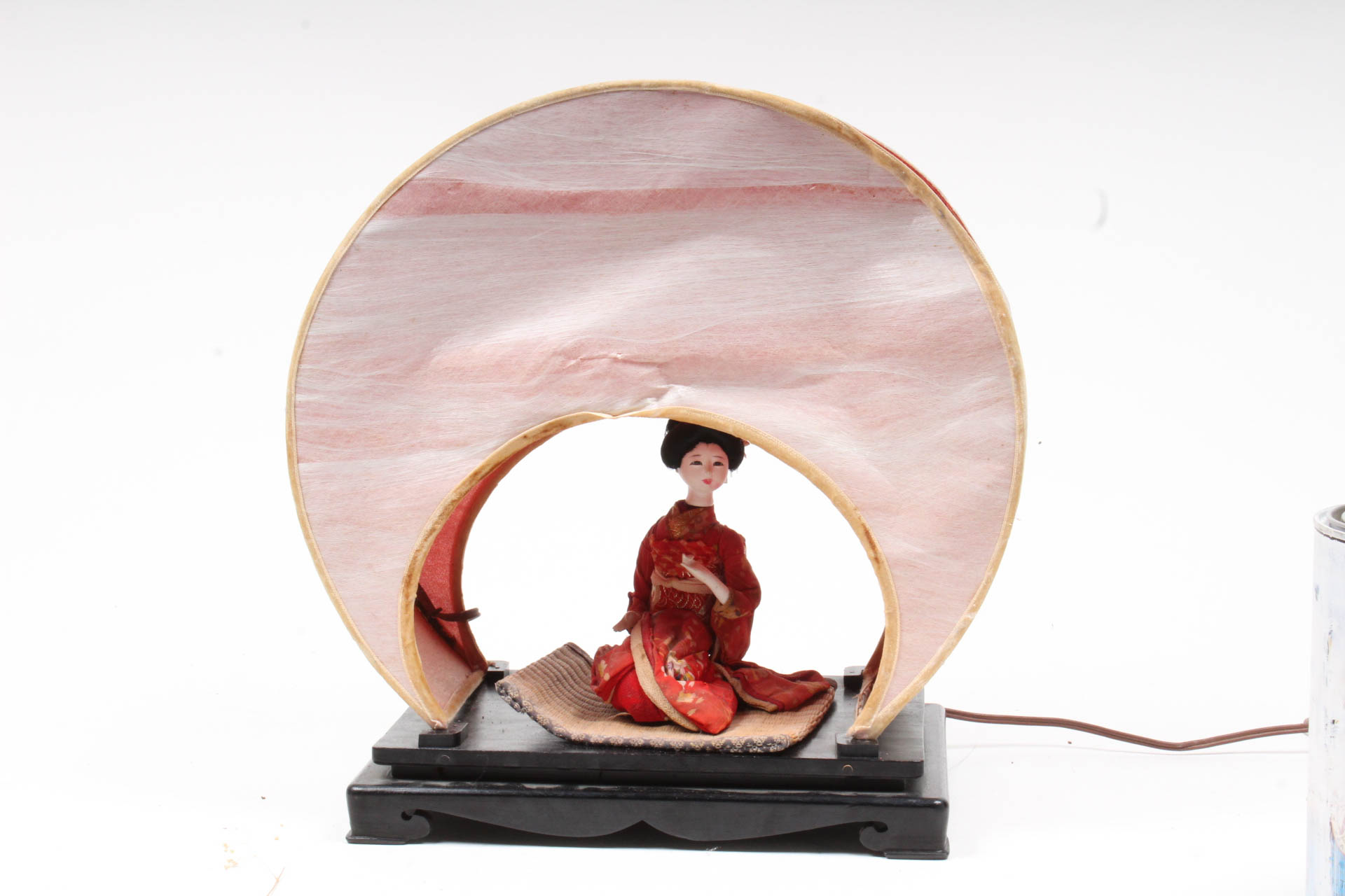 Vintage Japanese Table Lamp and Souvenirs