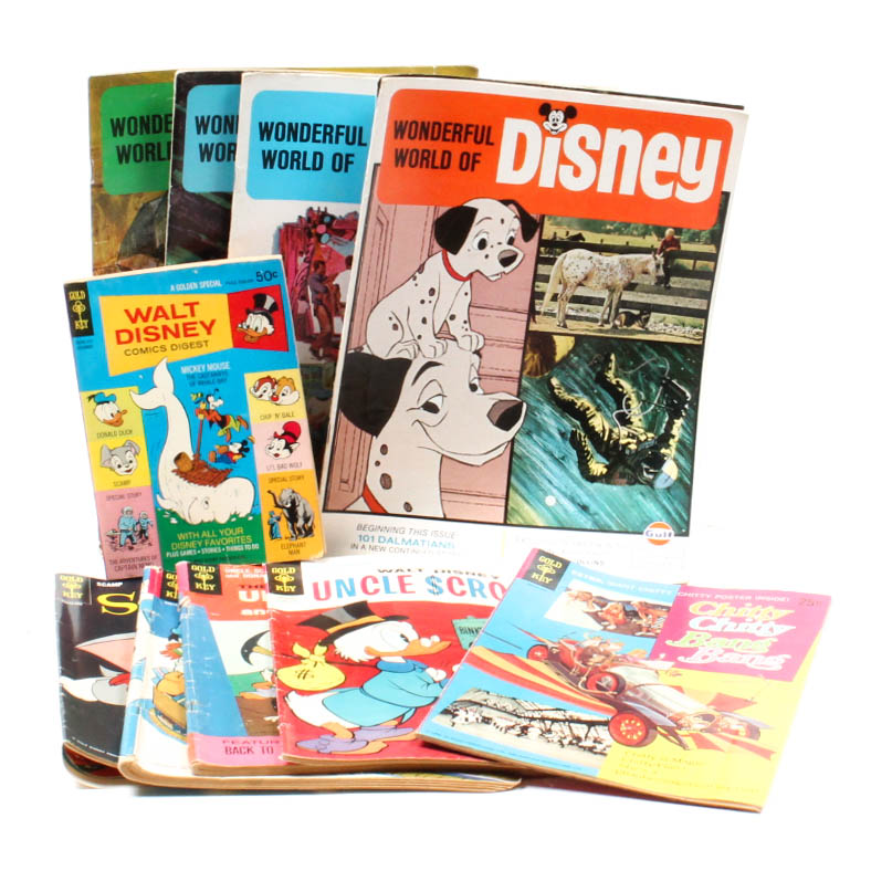 Vintage Disney Comic Books