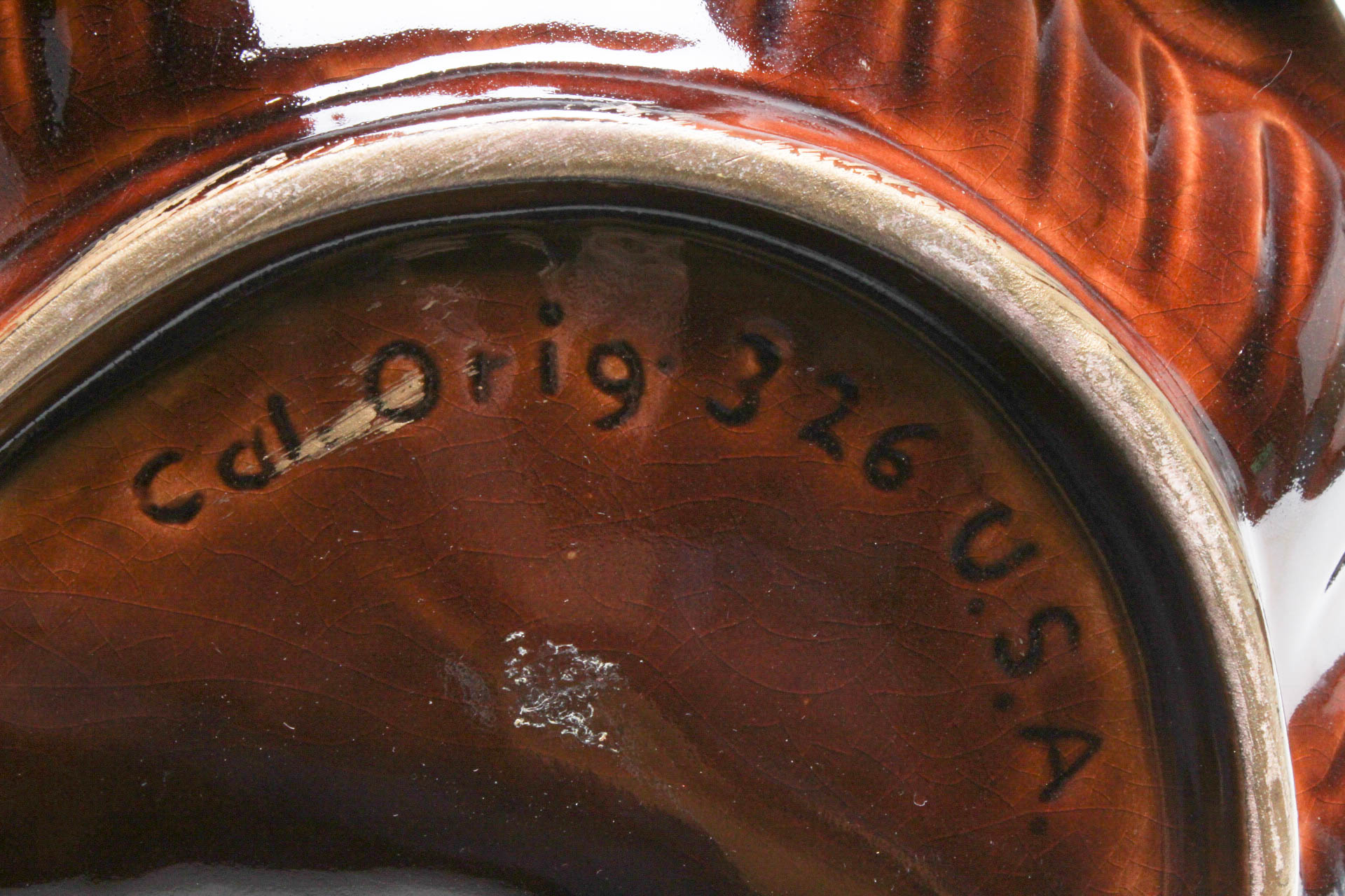 Vintage California Ceramic Chip and Dip Set