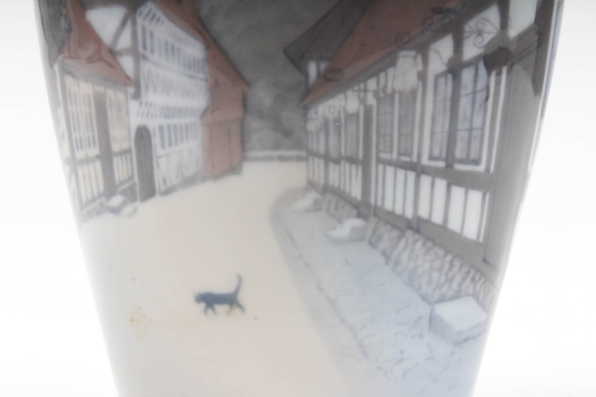 Bing and Grøndahl Hans Christian Andersen House Porcelain Vase