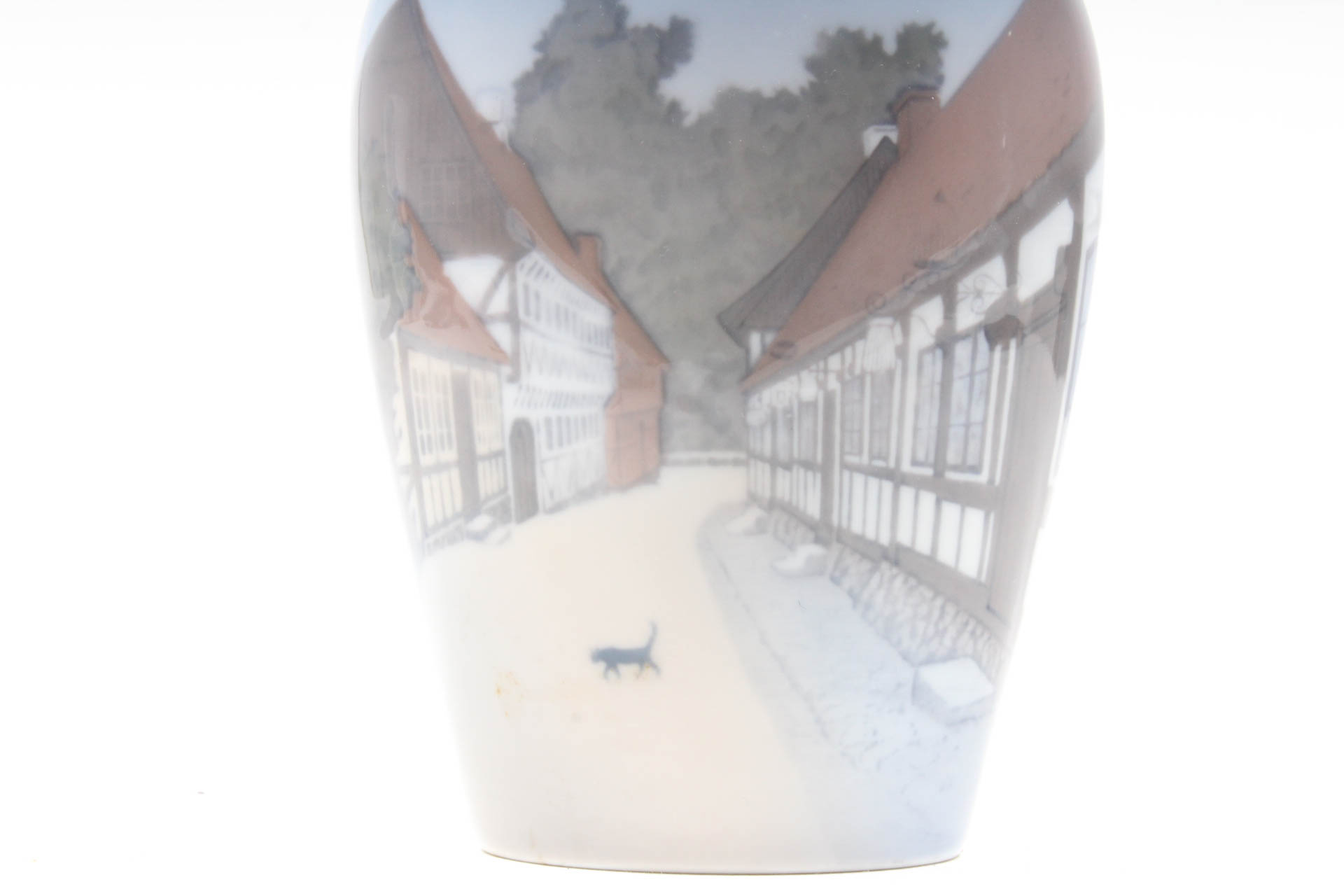 Bing and Grøndahl Hans Christian Andersen House Porcelain Vase