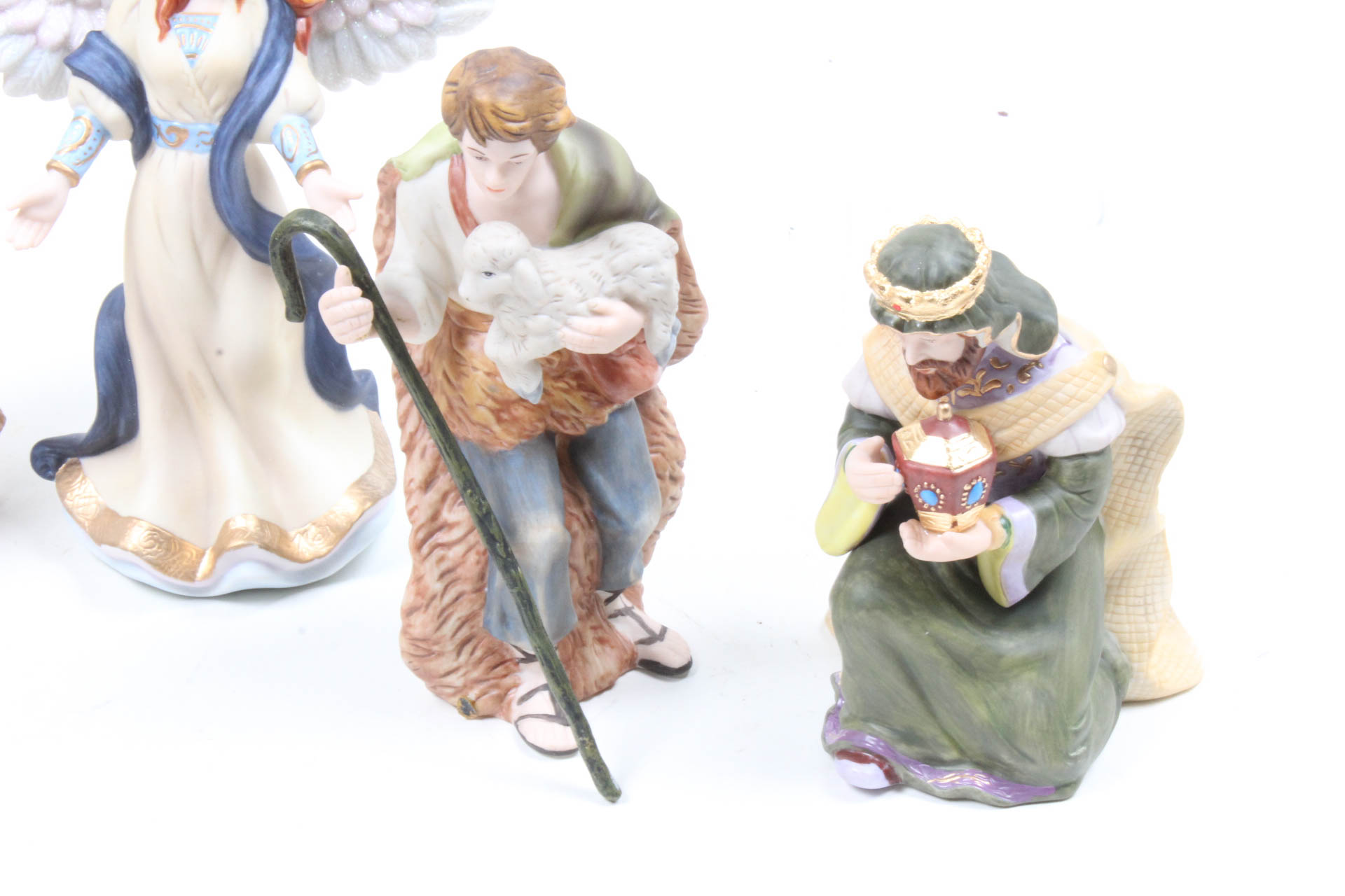 Hawthorne Village Thomas Kinkade Nativity Figures