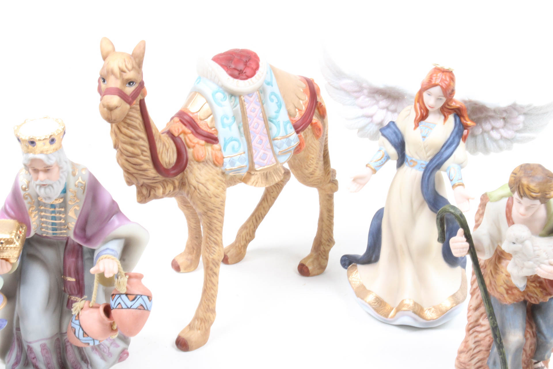 Hawthorne Village Thomas Kinkade Nativity Figures