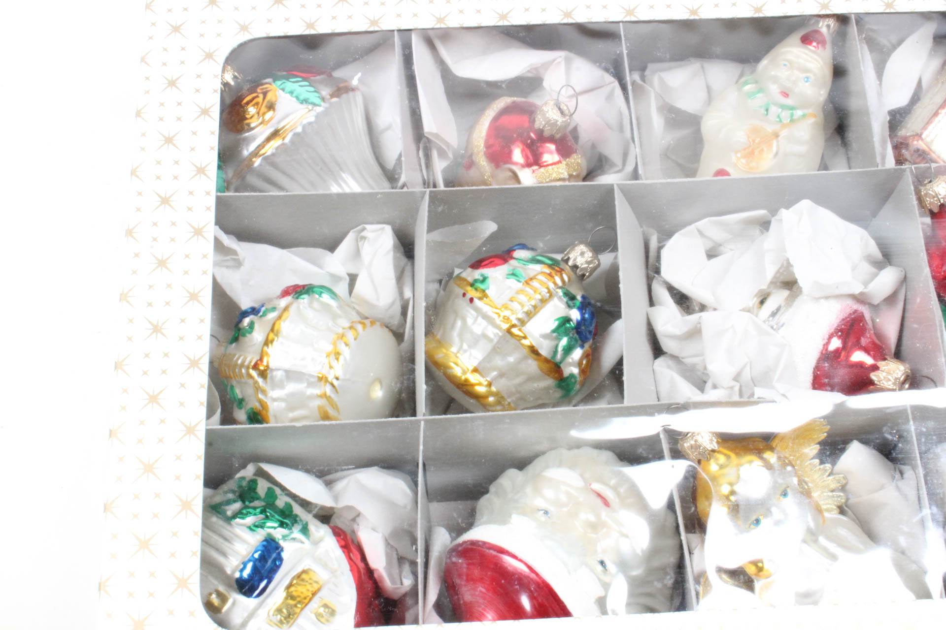 Reproduction Glass Christmas Ornaments