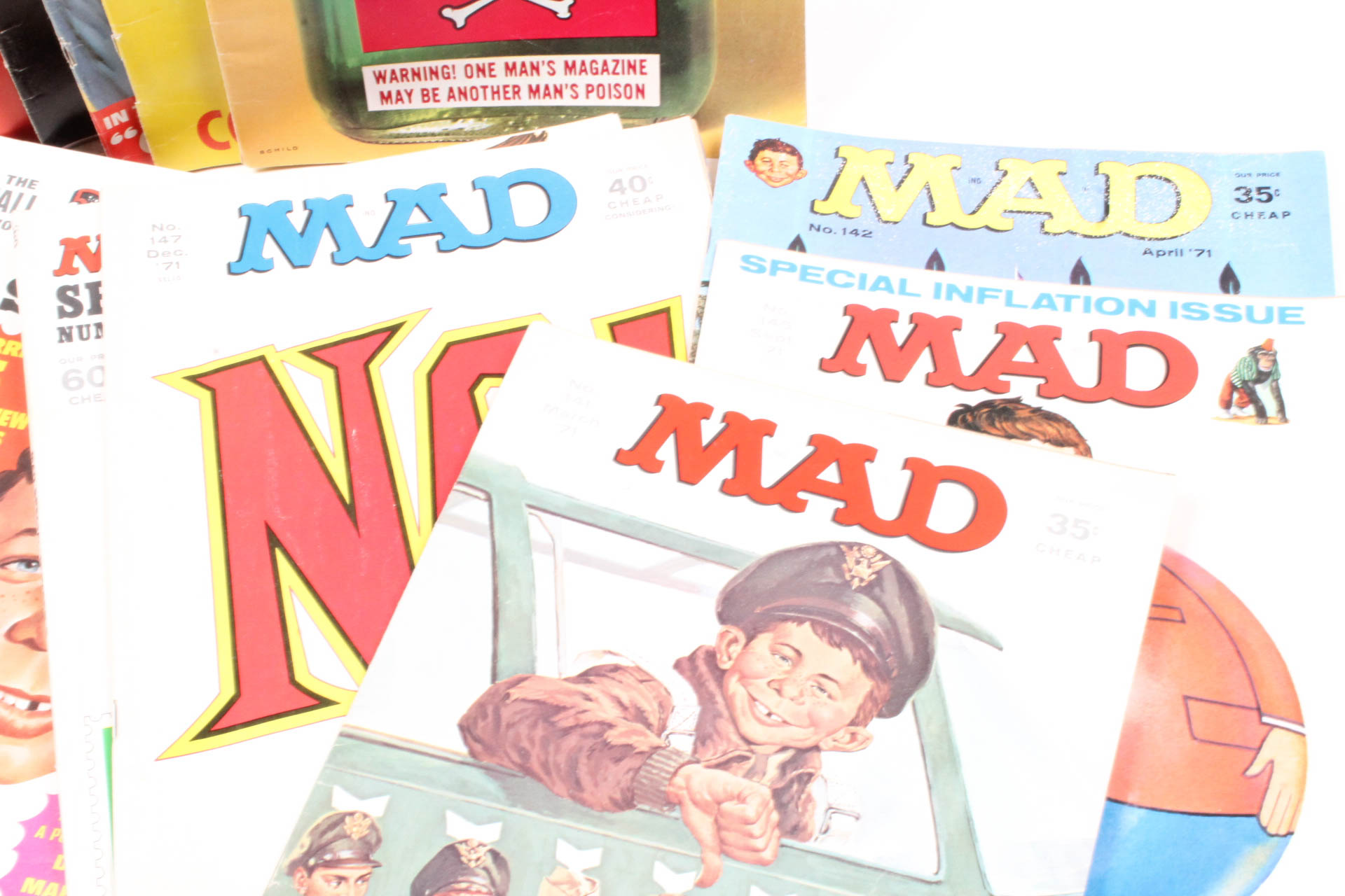 Vintage "Mad" Magazines