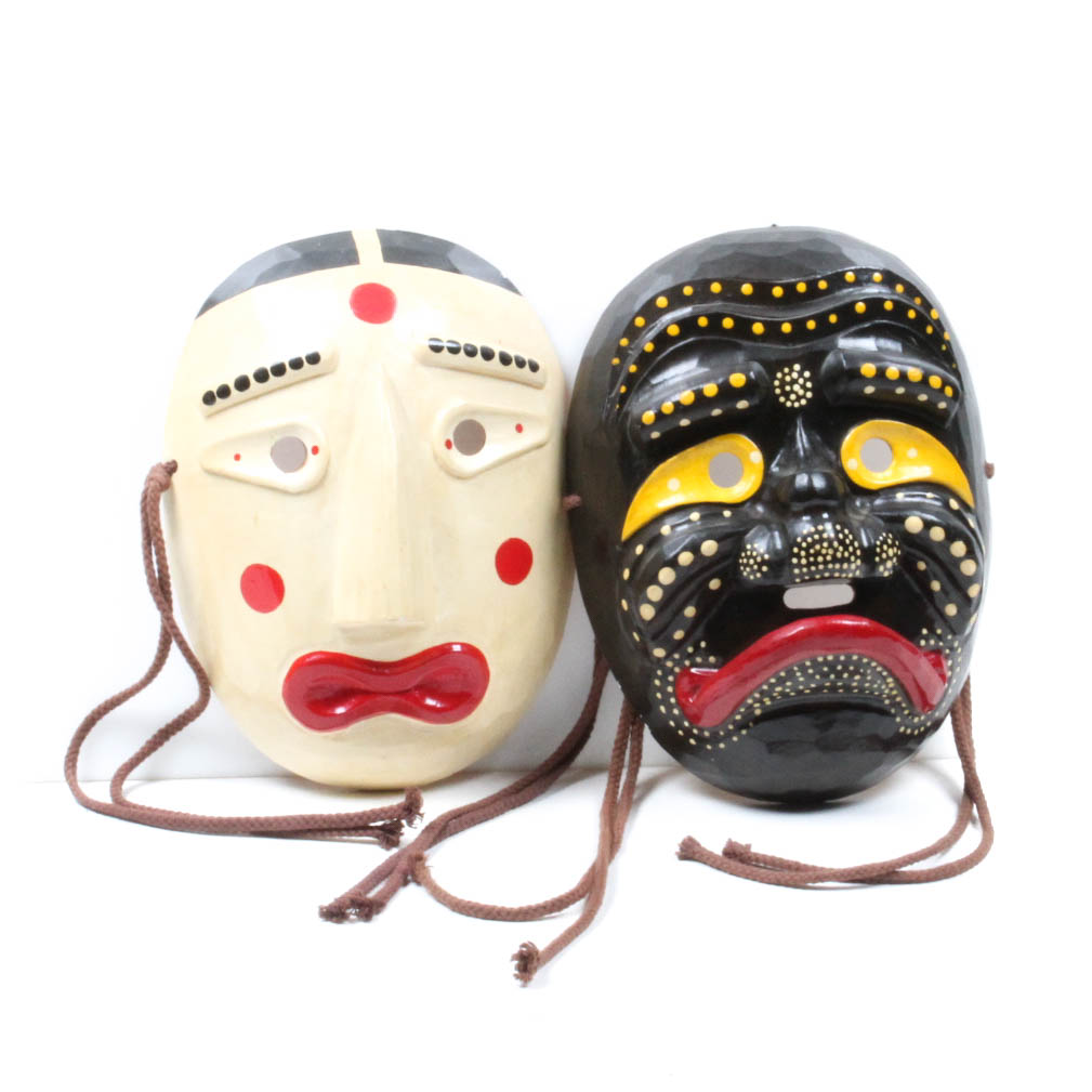 Decorative Carved Wood Masks