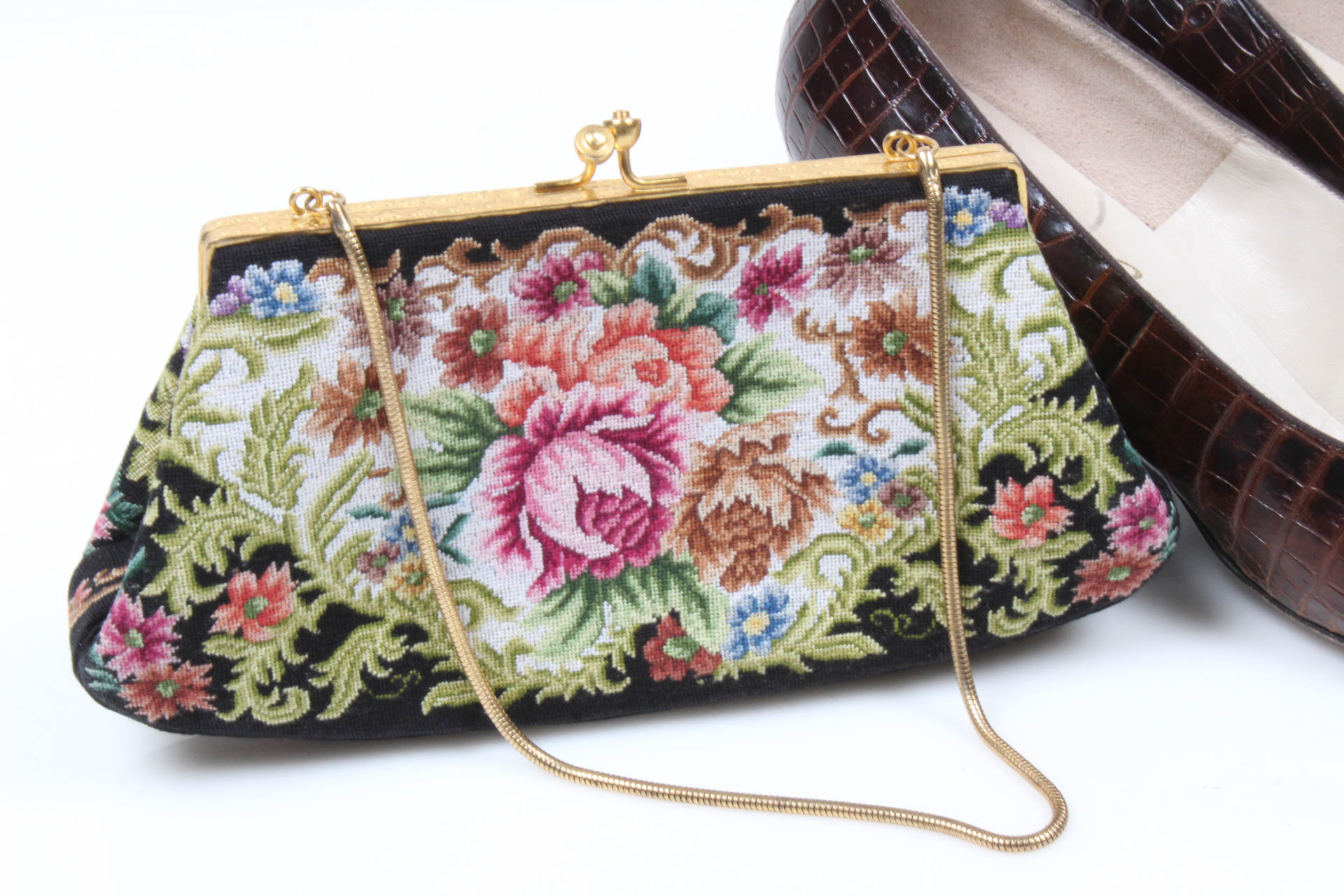 Vintage Montaldo's Shoes and Handbag