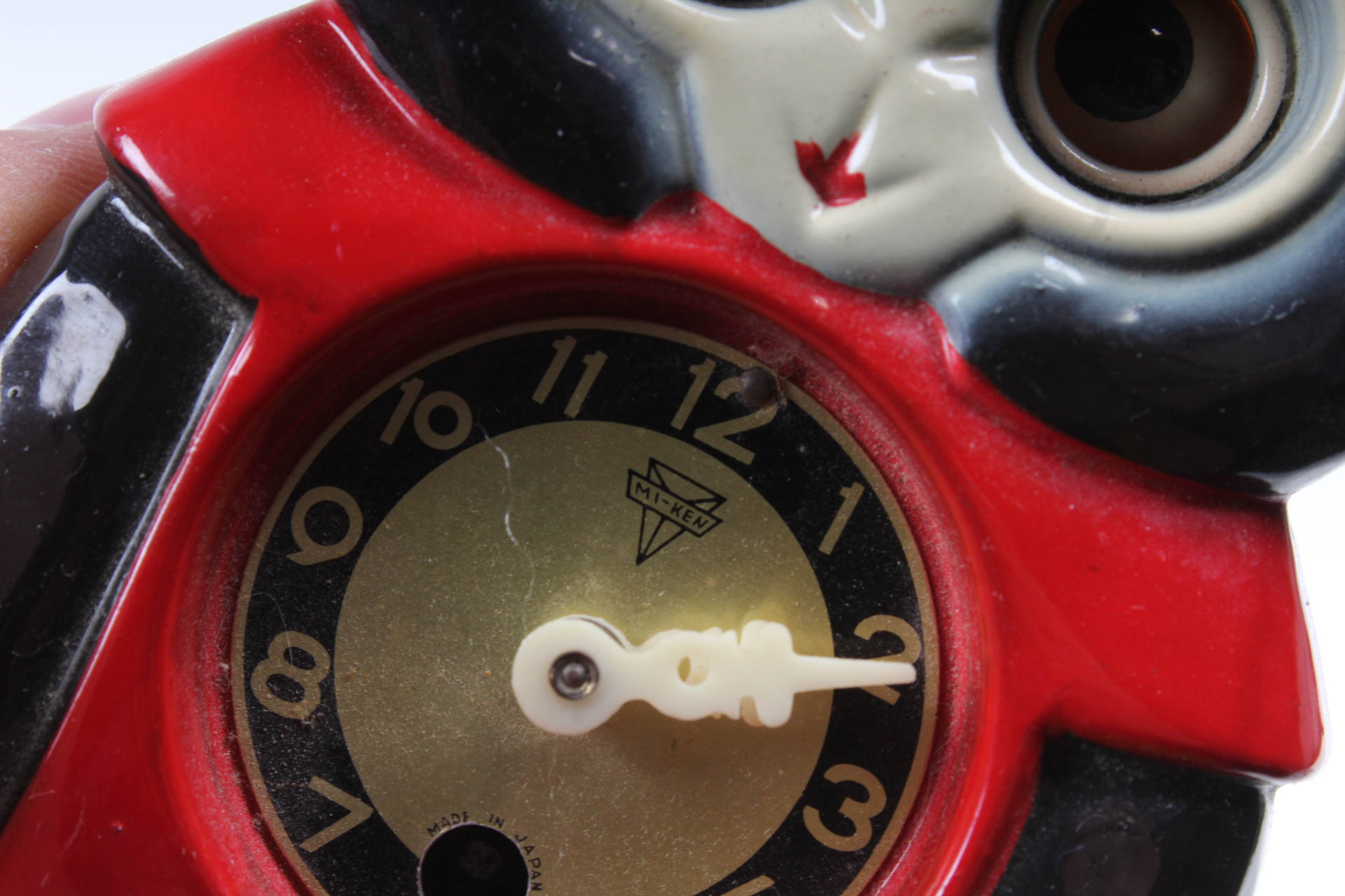 Vintage Mi-Ken Moving Eyes Clocks