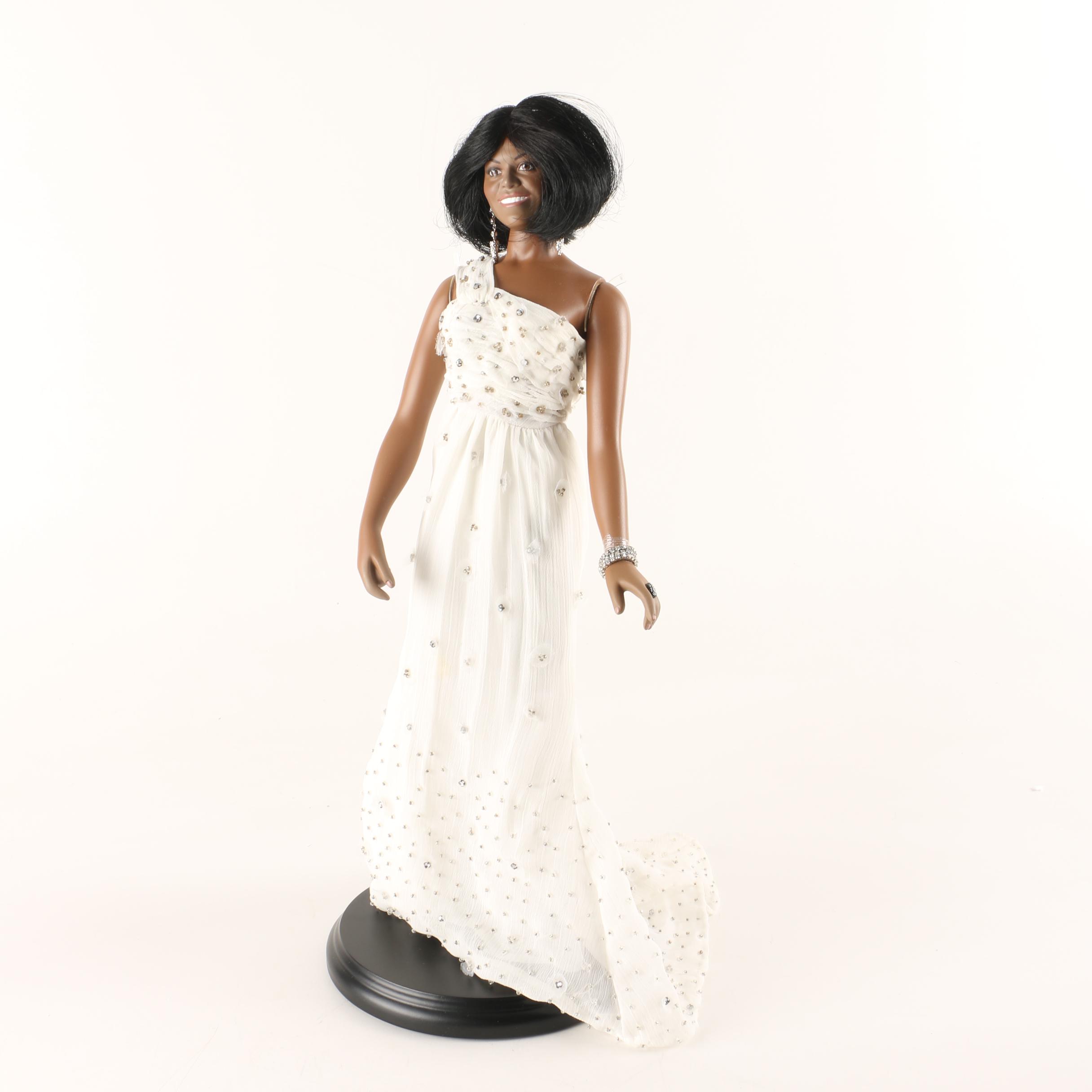 Danbury Mint "Michele Obama" and "Barack Obama" Porcelain Dolls