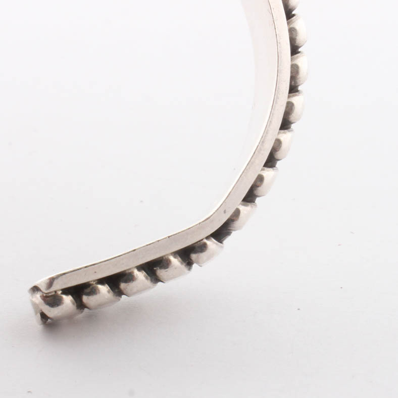 Sterling Silver Roped Cuff
