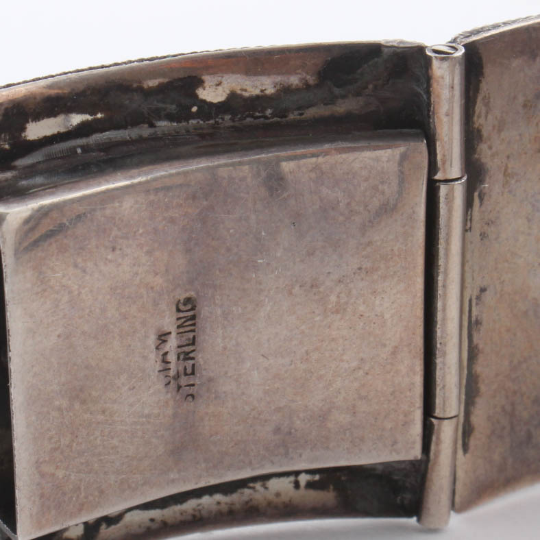 Sterling Silver Floral Filigree Bracelet