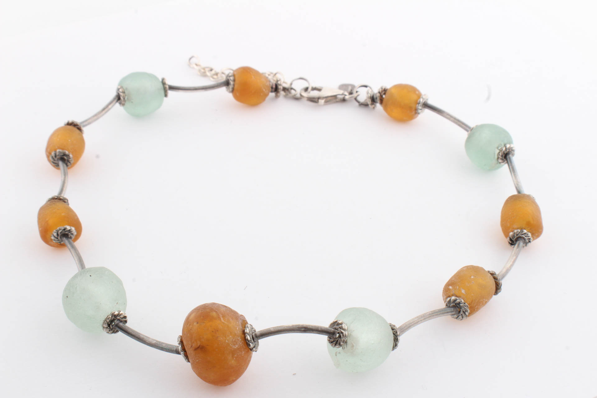 Silpada Sterling Silver and Sea Glass Necklace