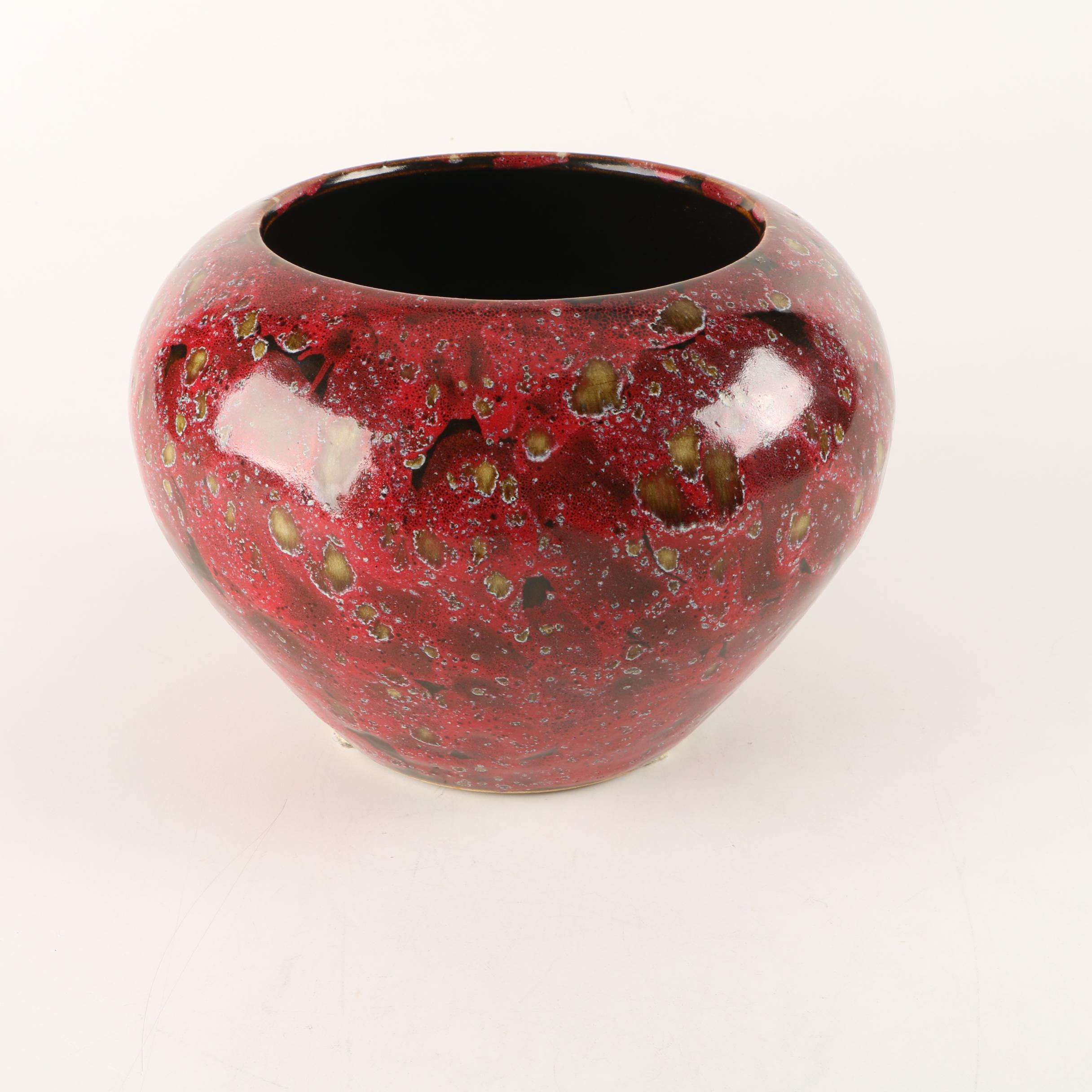 Large Wheel Thrown Ceramic Vessel