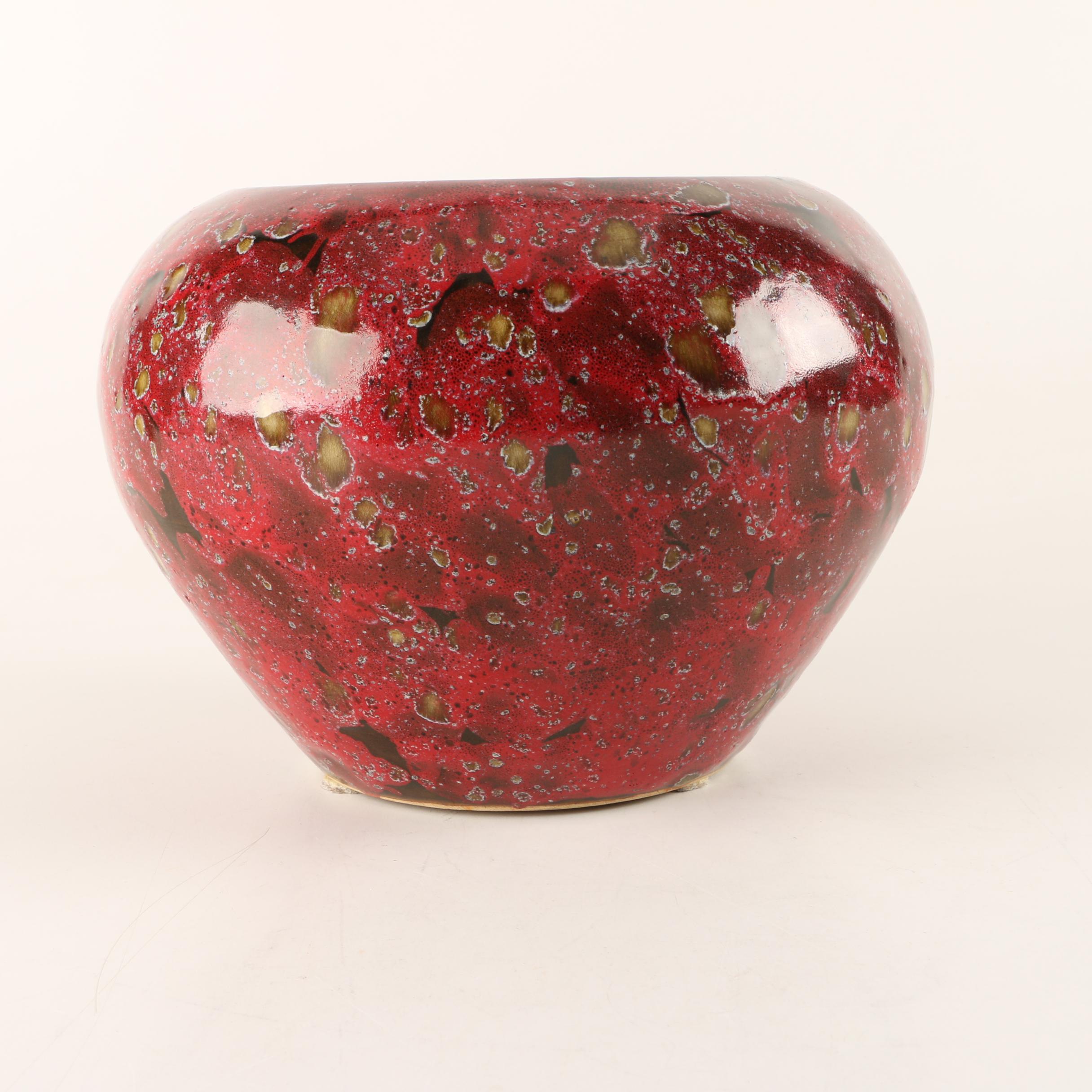 Large Wheel Thrown Ceramic Vessel