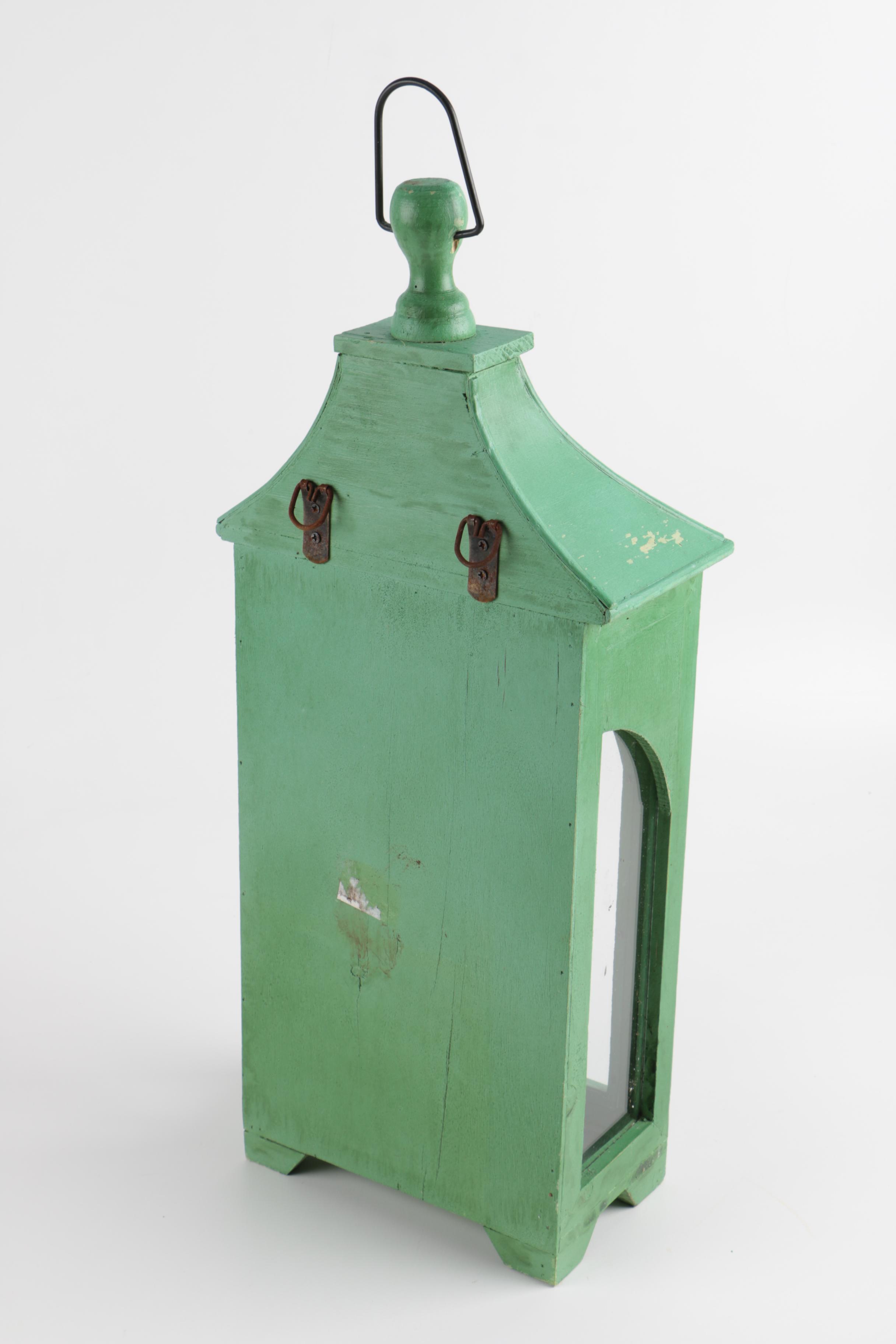 Wooden Lantern Display Box