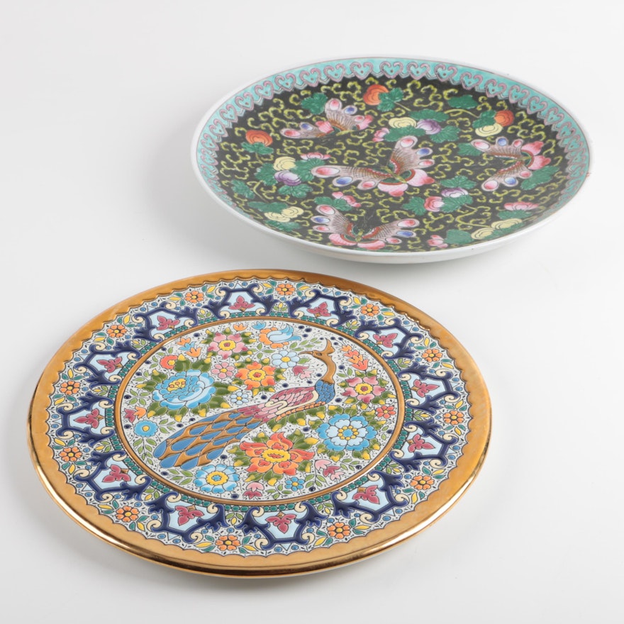 Cearco Spanish and Chinese Decorative Plates