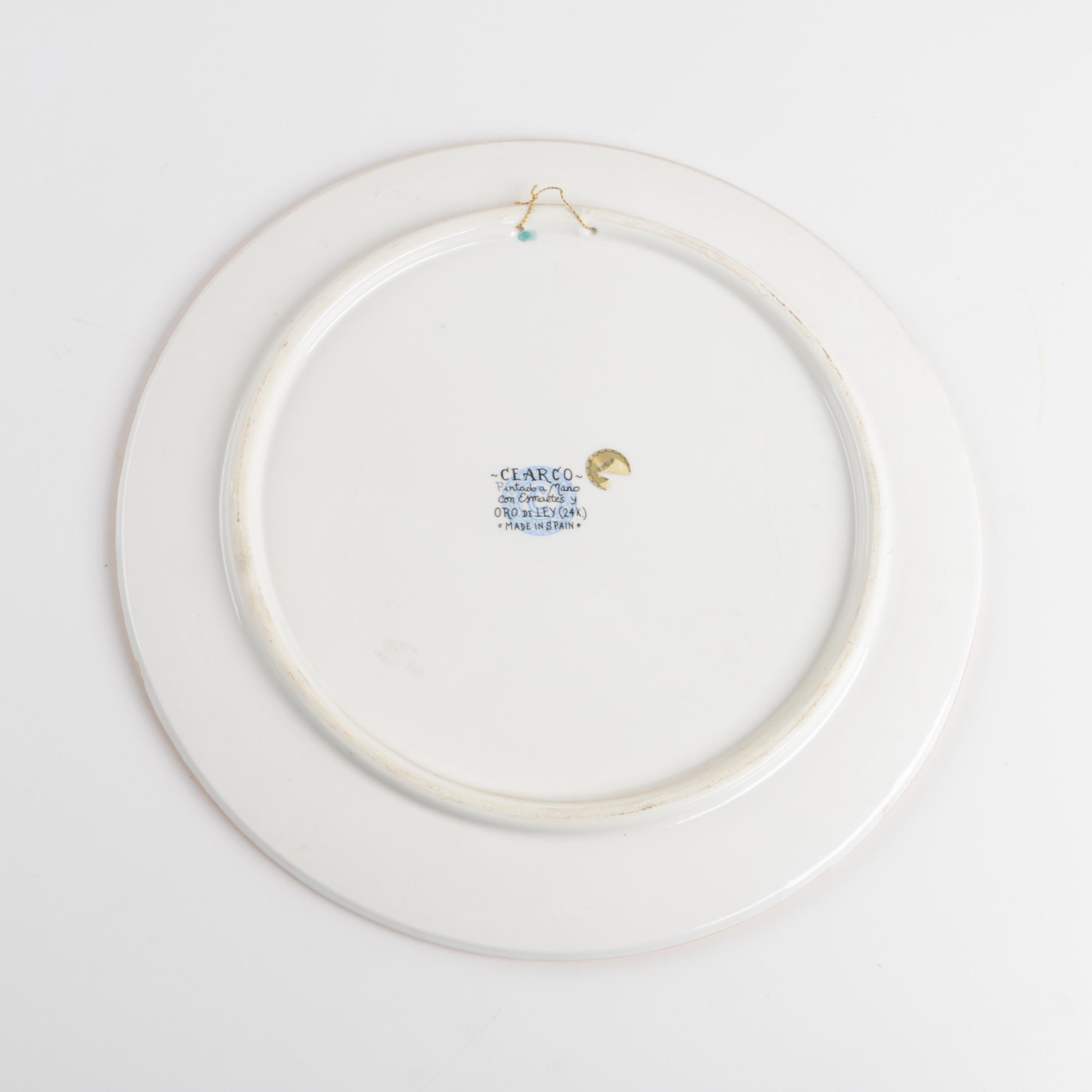Cearco Spanish and Chinese Decorative Plates