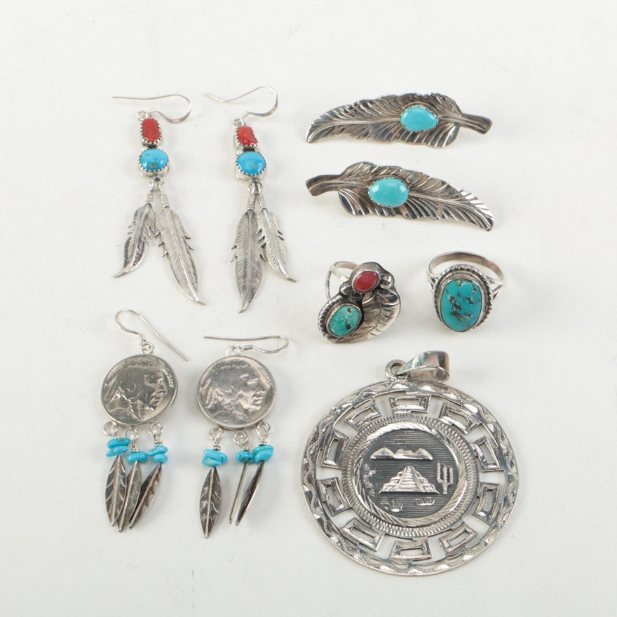 Southwestern Style Sterling Silver Jewelry