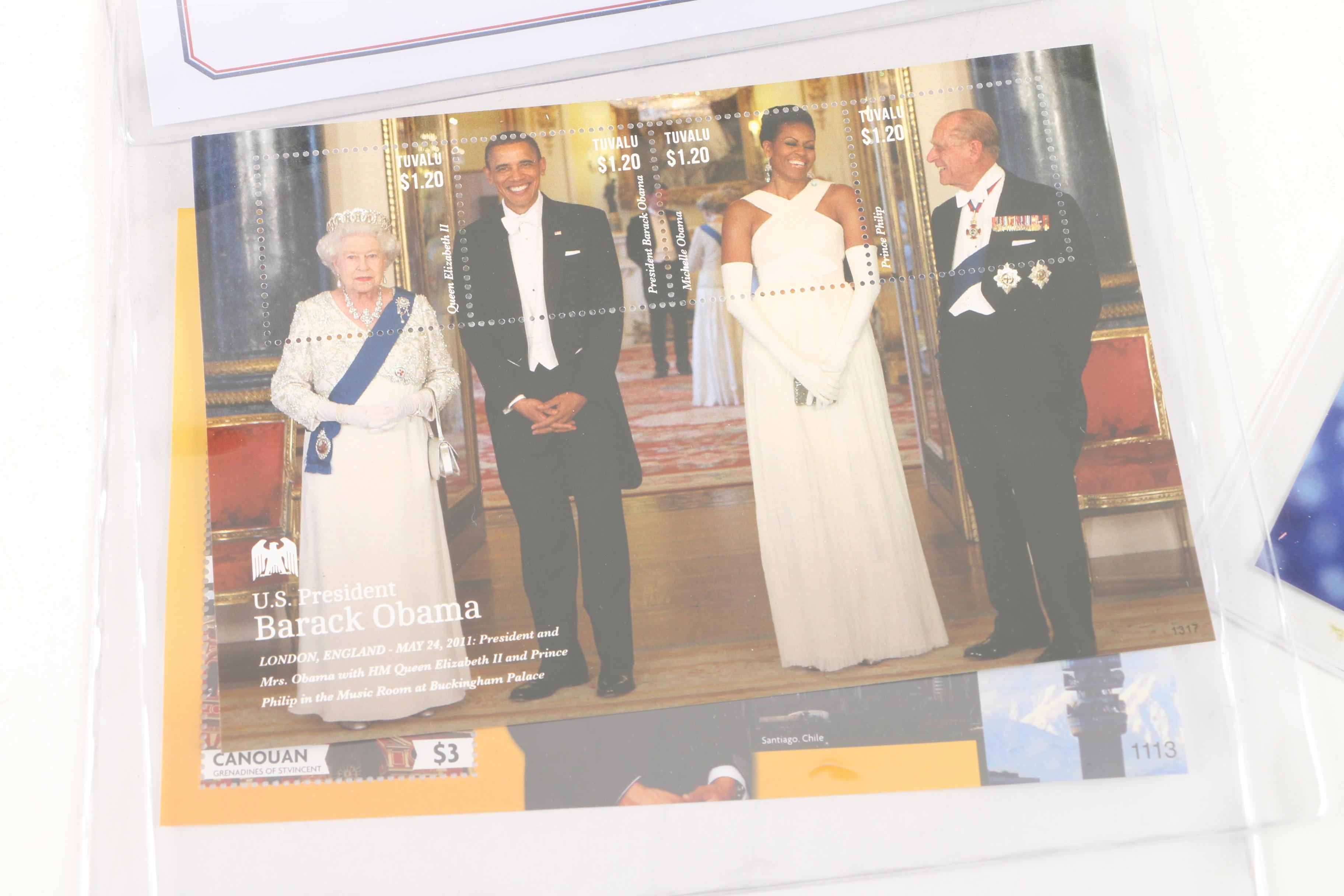 President Obama Commemorative Postage Stamps