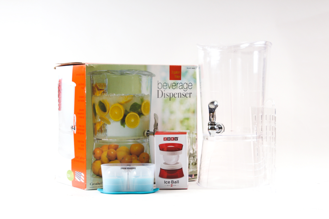 Beverage Dispenser and Ice Ball Molds