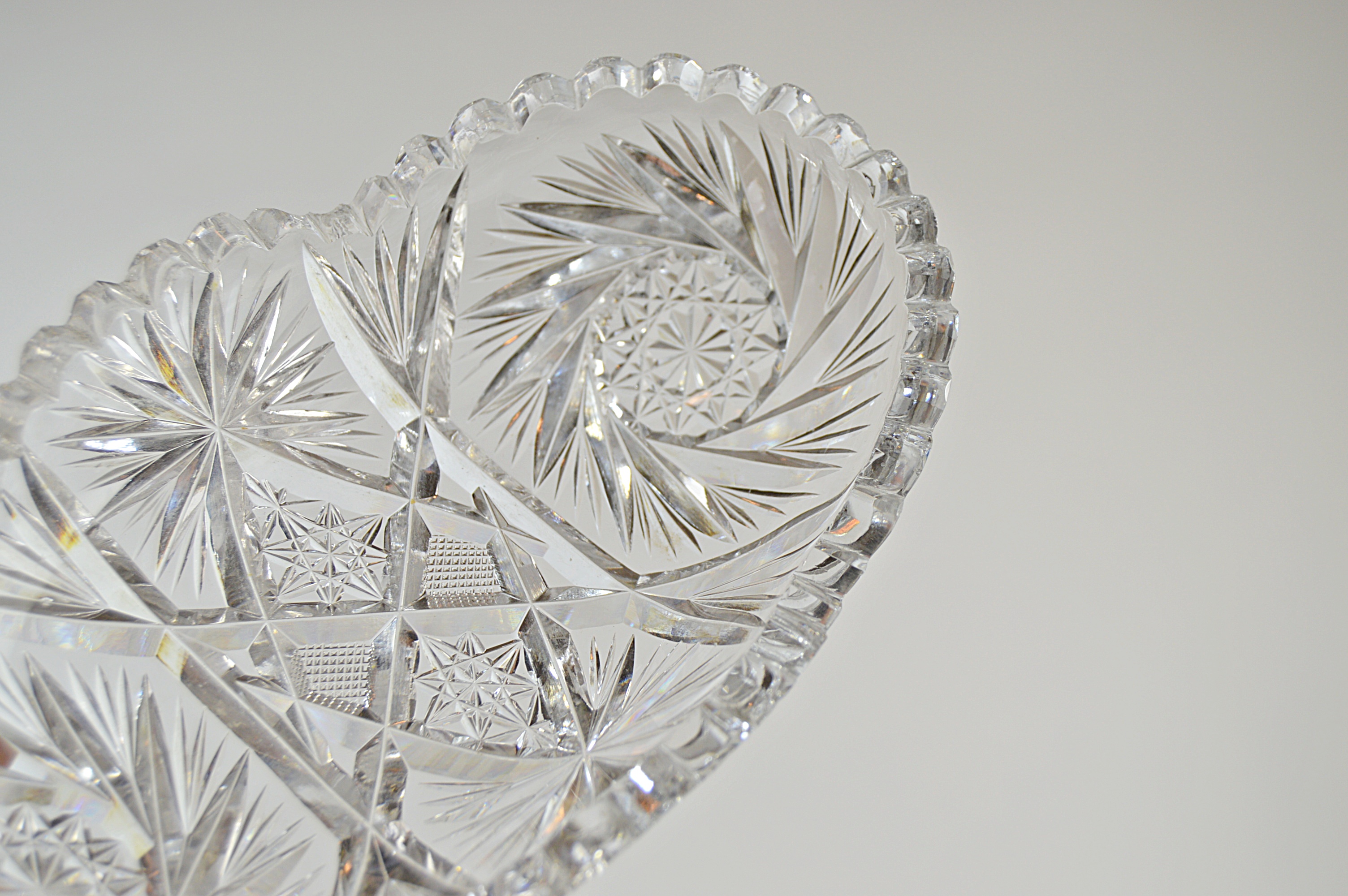 Vintage American Brilliant Cut Glass Bowls