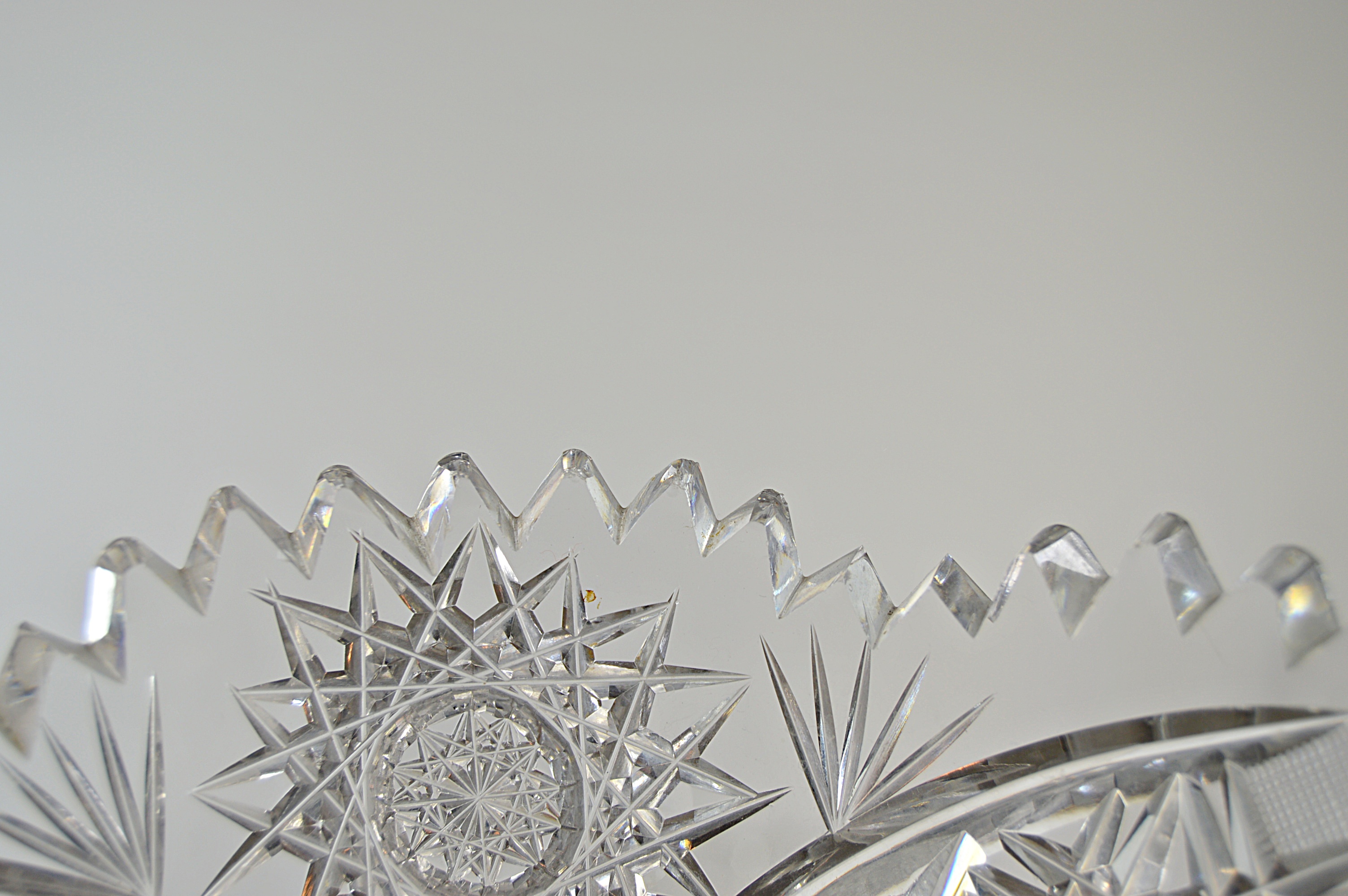 Vintage American Brilliant Cut Glass Bowls