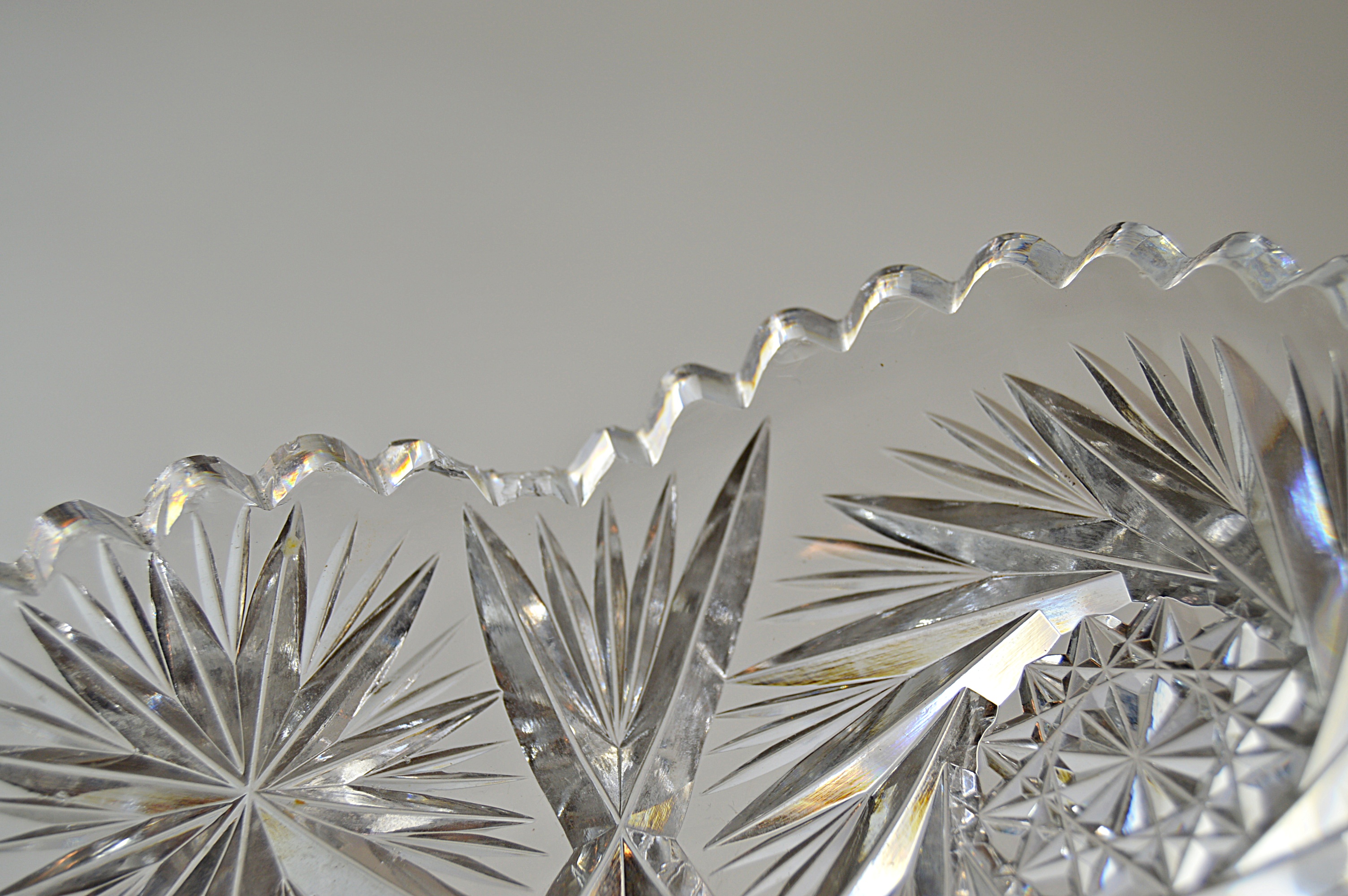 Vintage American Brilliant Cut Glass Bowls