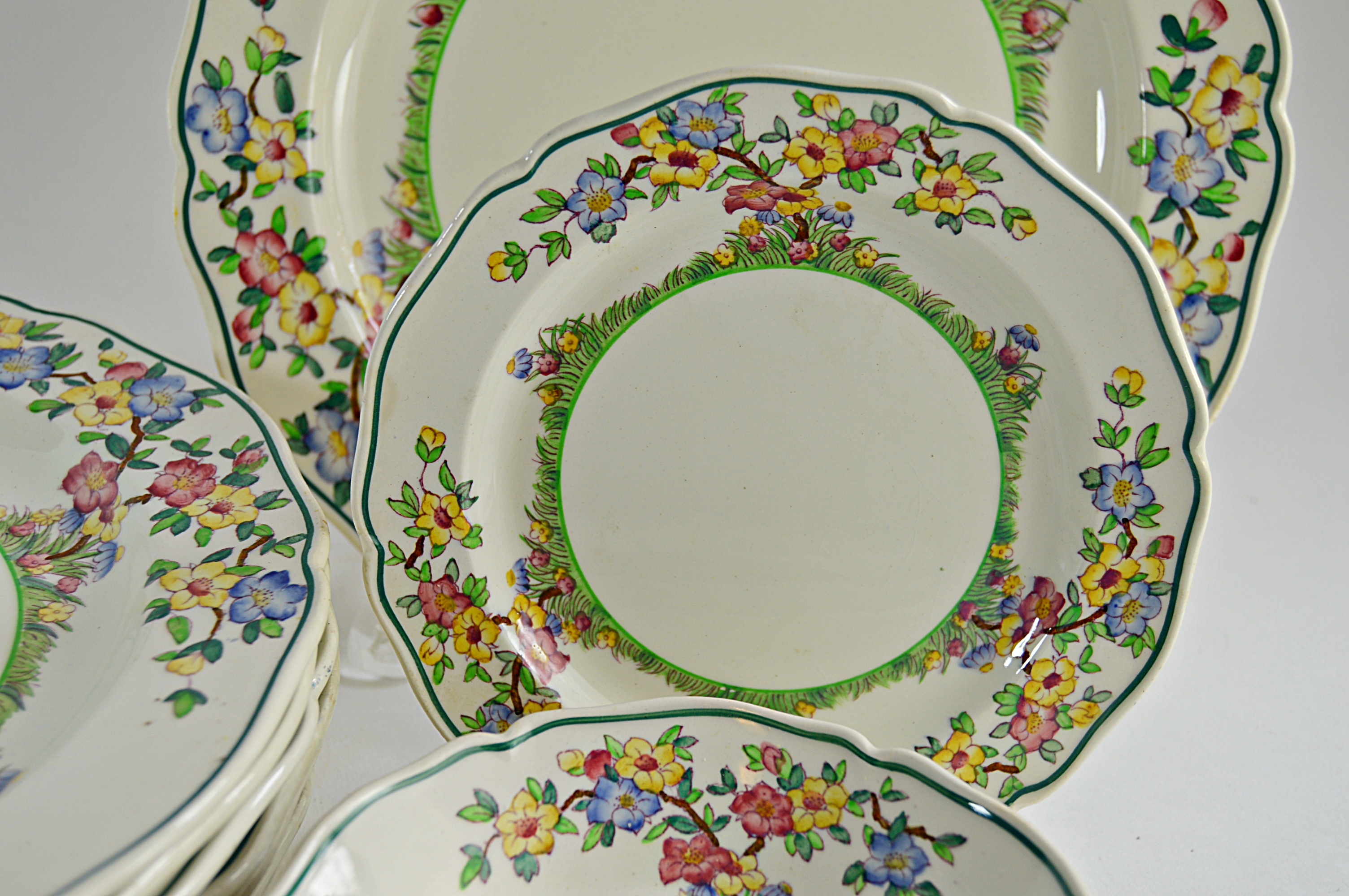 Set of Vintage Wedgwood Etruria "Richborough"  China Dinnerware