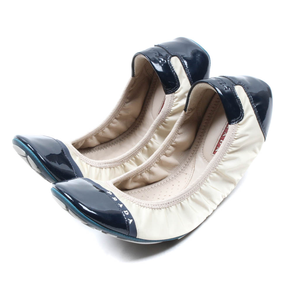 Prada Leather Ballet Flats