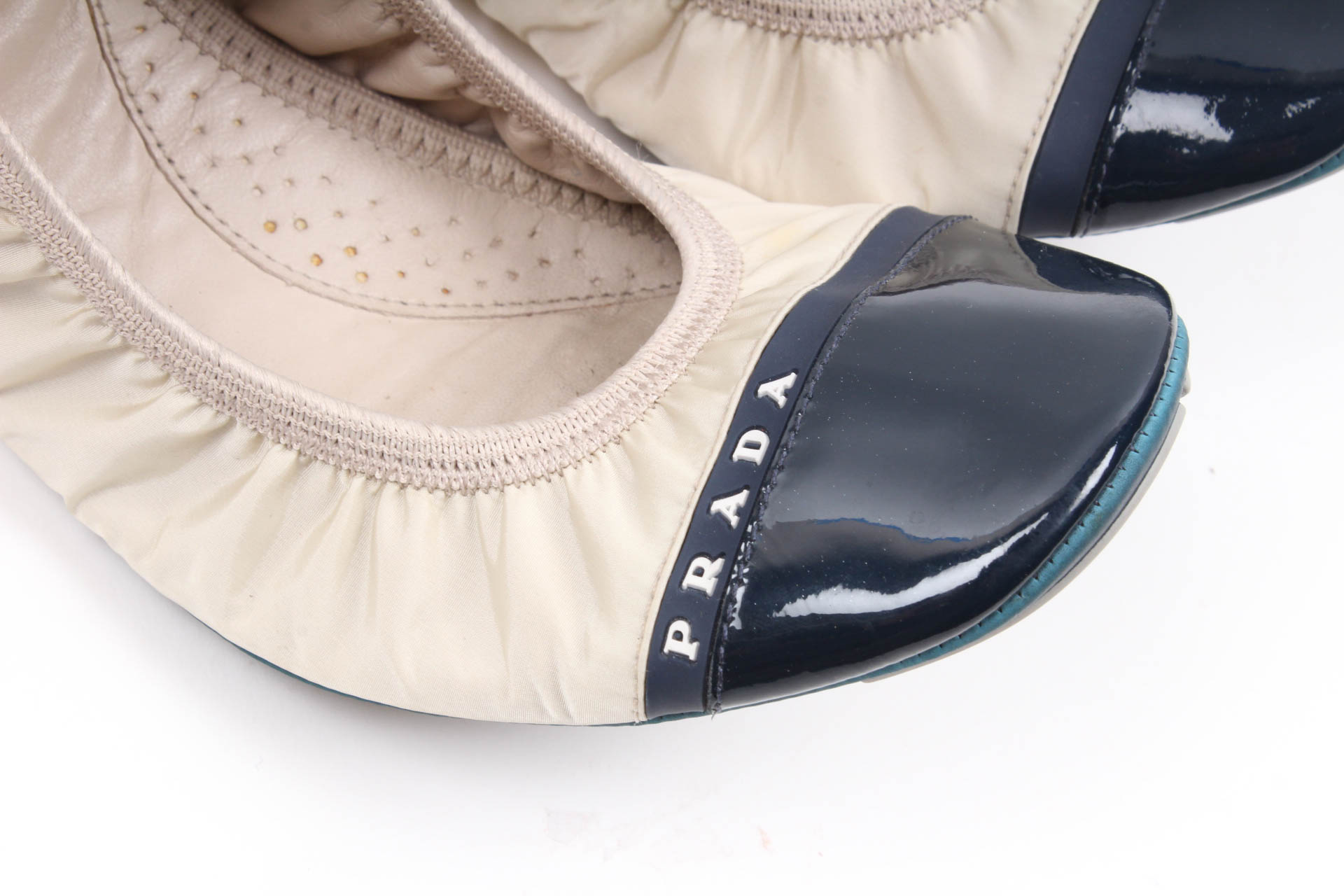 Prada Leather Ballet Flats