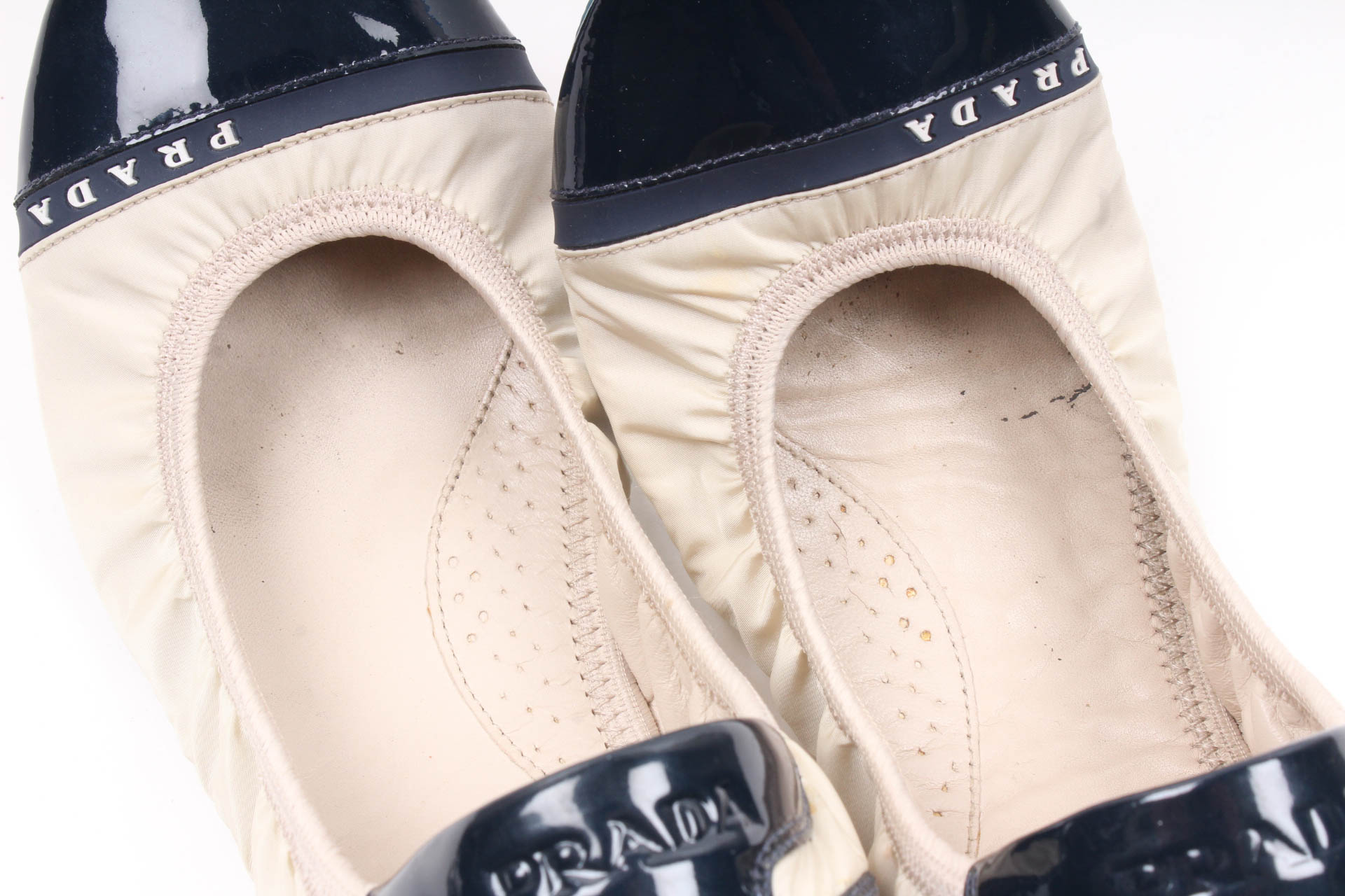 Prada Leather Ballet Flats