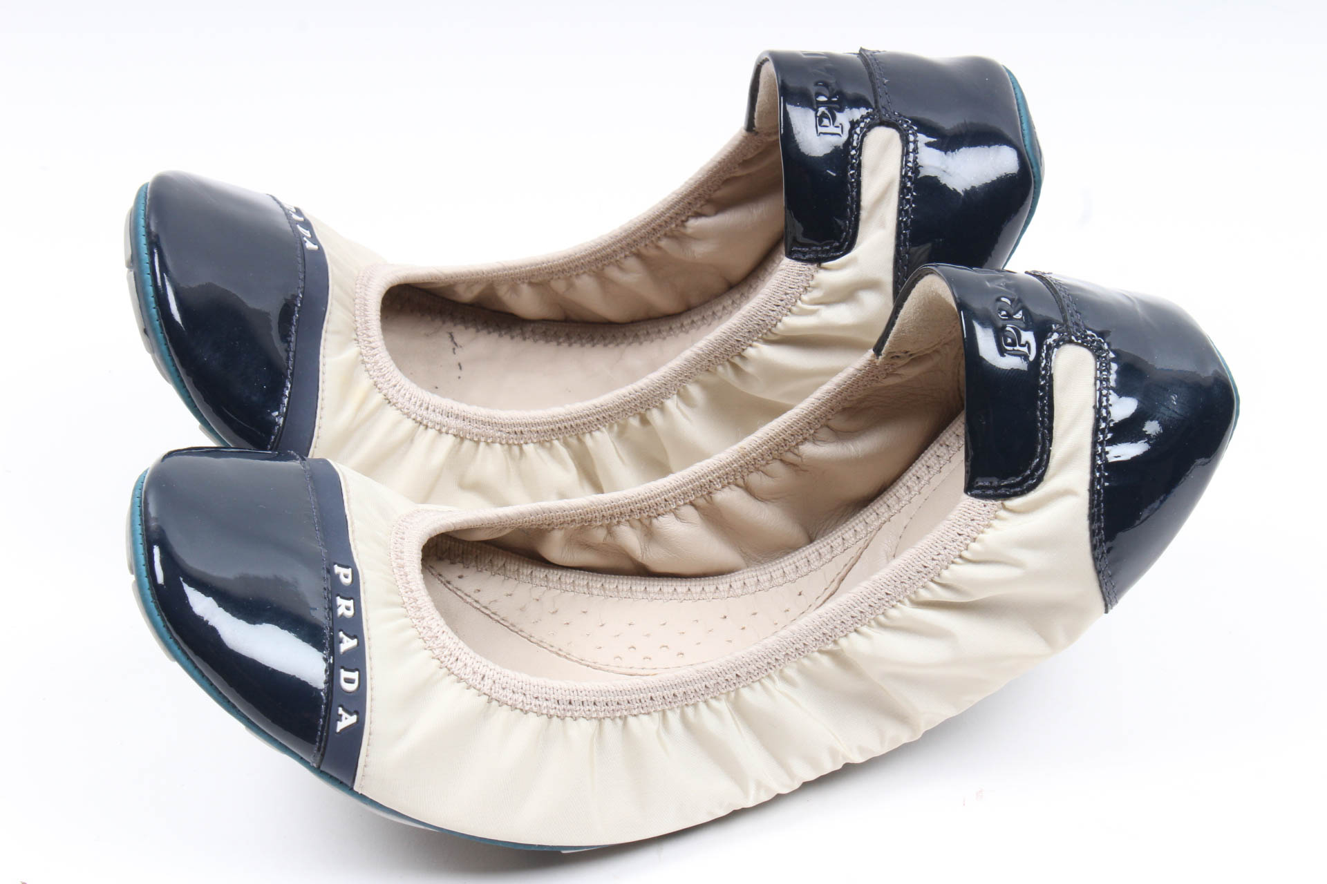 Prada Leather Ballet Flats