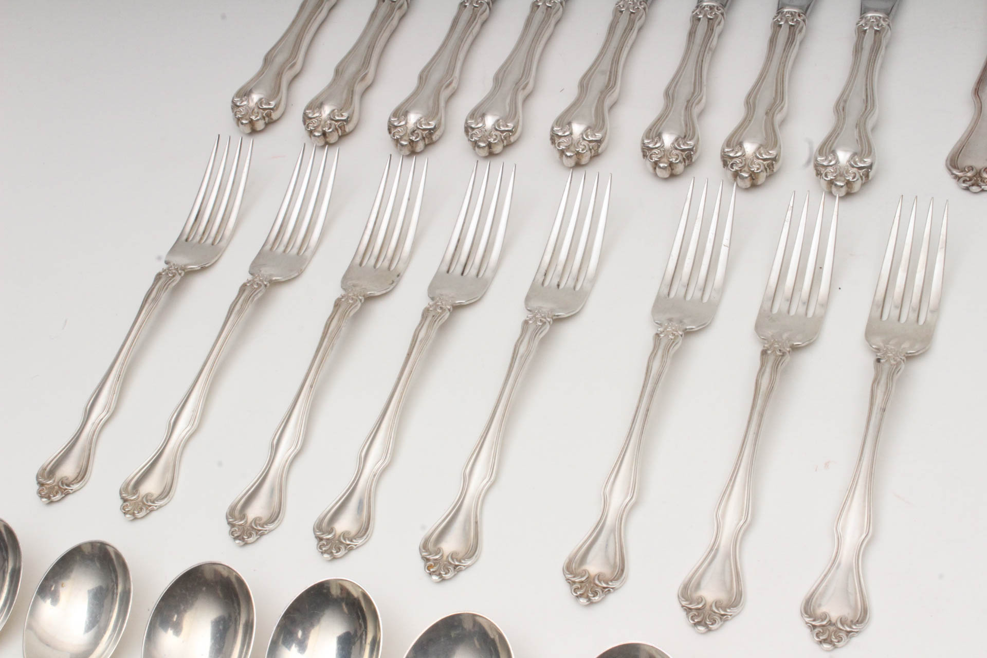 Westmoreland Sterling Silver "George and Martha" Flatware