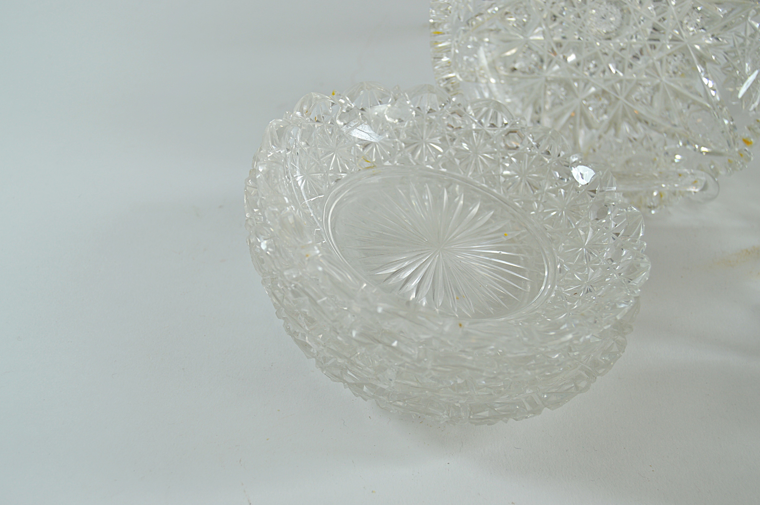 Vintage American Brilliant Cut Glass Bowls