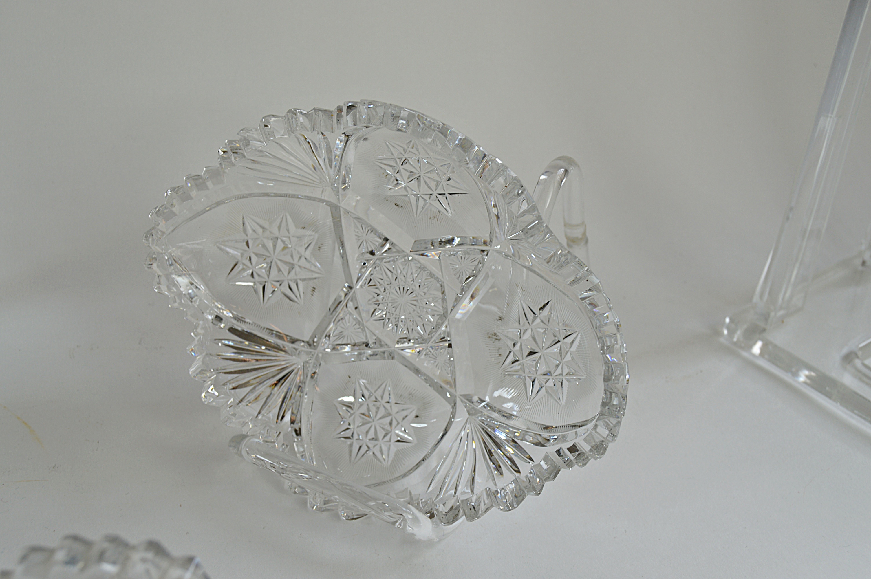 Vintage American Brilliant Cut Glass Bowls