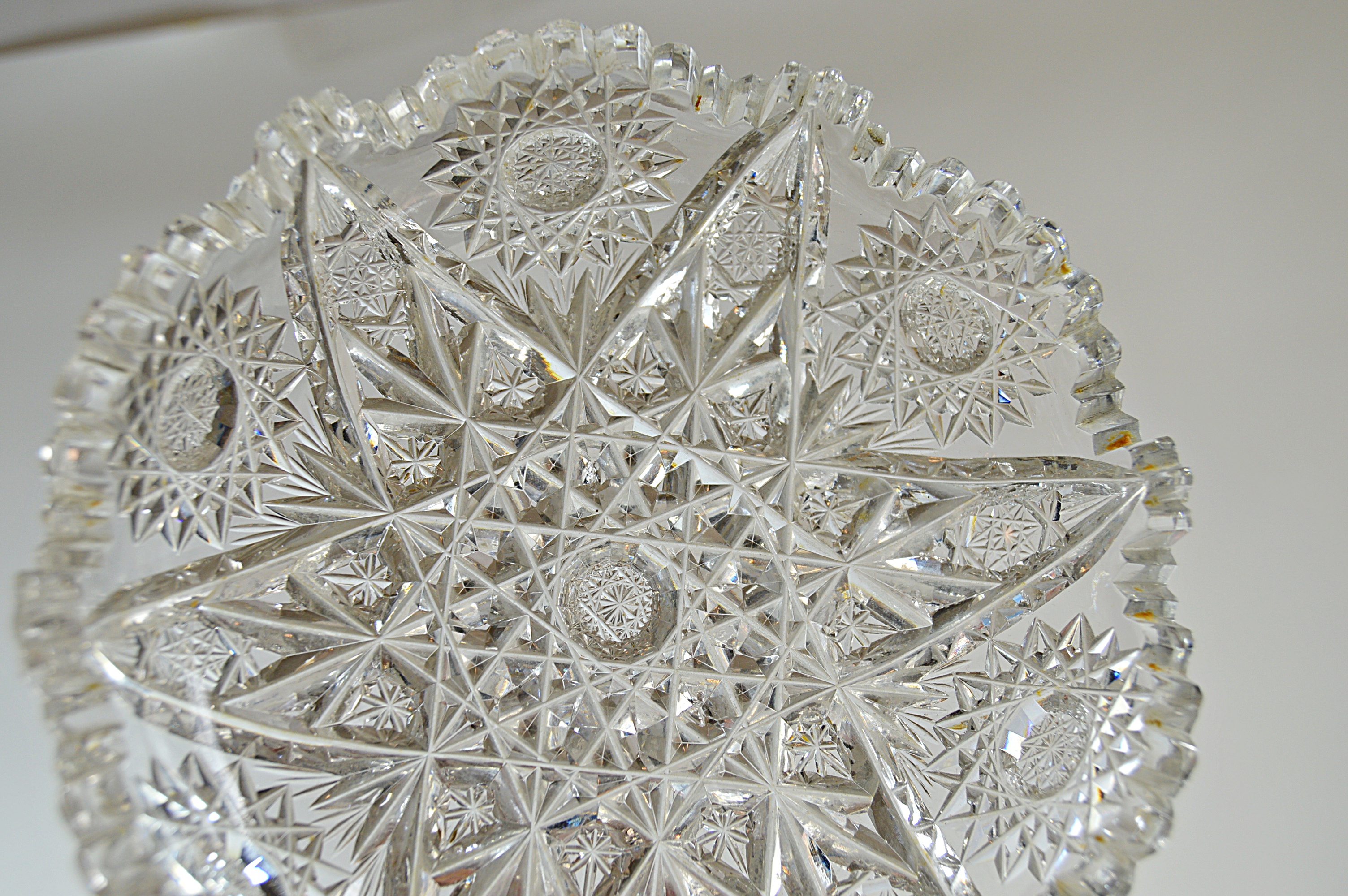 Vintage American Brilliant Cut Glass Bowls