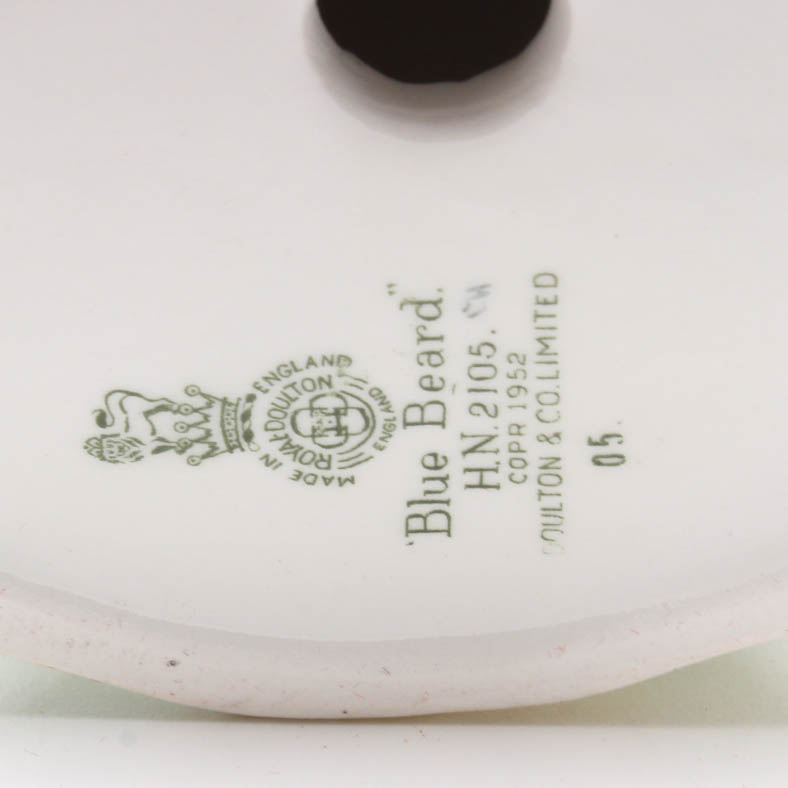 1952 Royal Doulton "Blue Beard" Porcelain Figurine